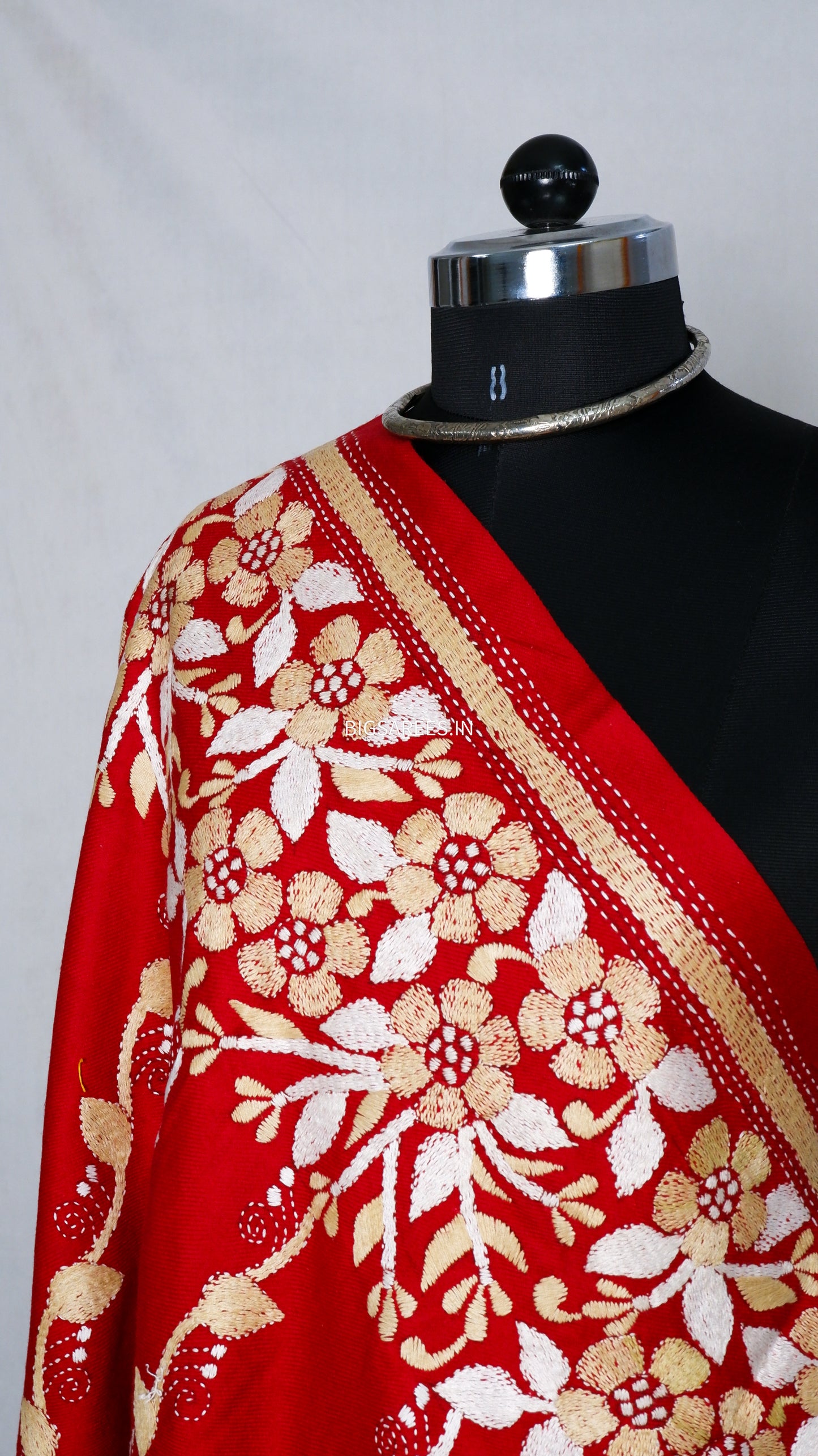 Kantha Hand Embroidered Warm Shawl