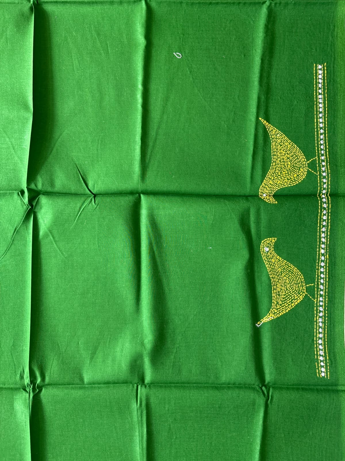 Kantha stitch Cotton Blouse Piece