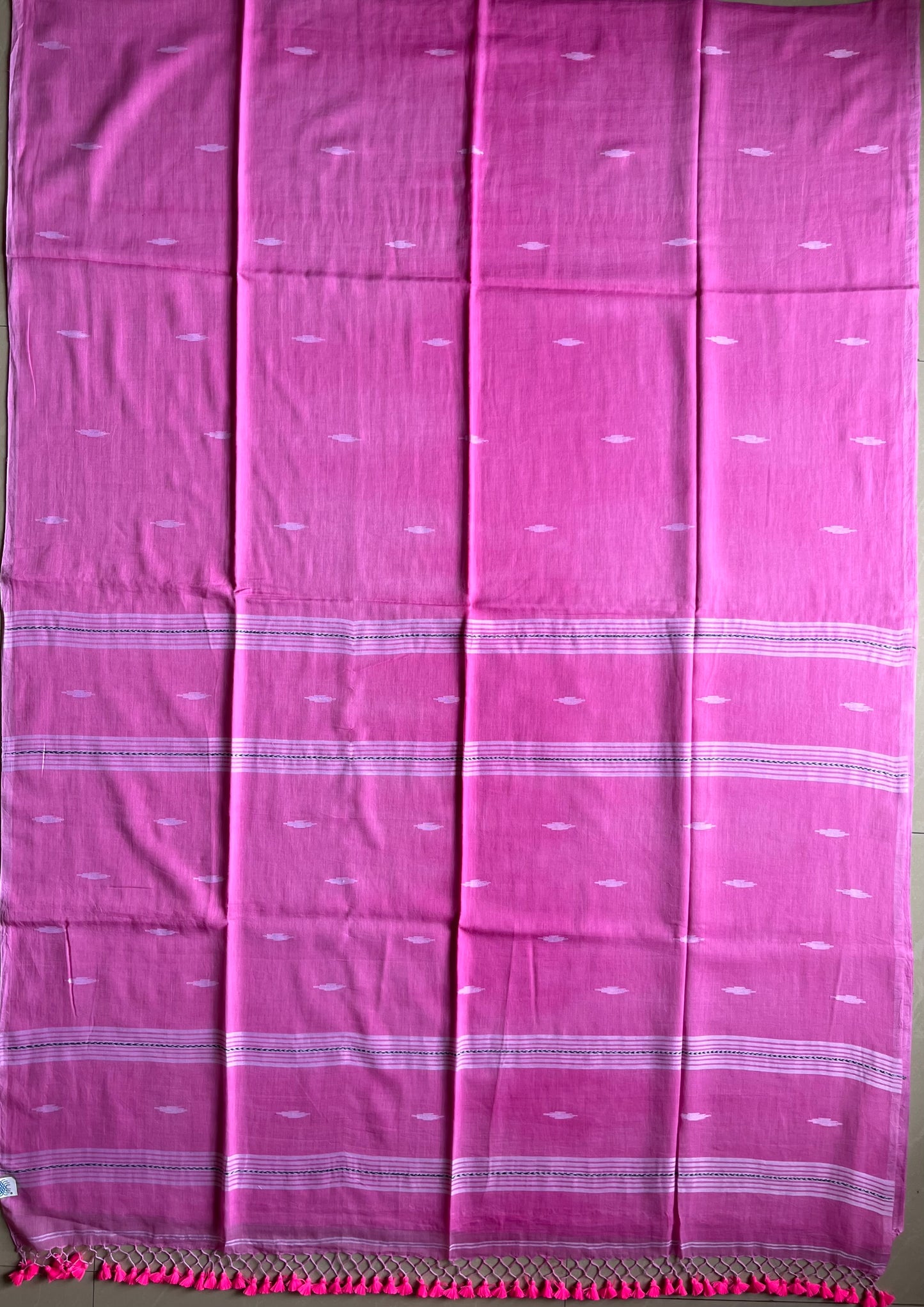 Mul Cotton handwoven Saree (Handloom Marked)