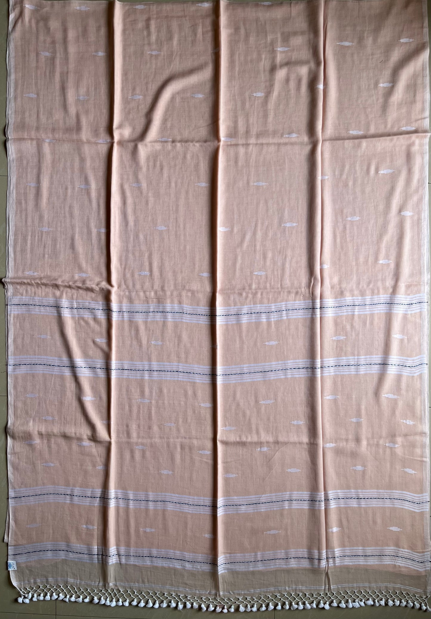 Mul Cotton handwoven Saree (Handloom Marked)