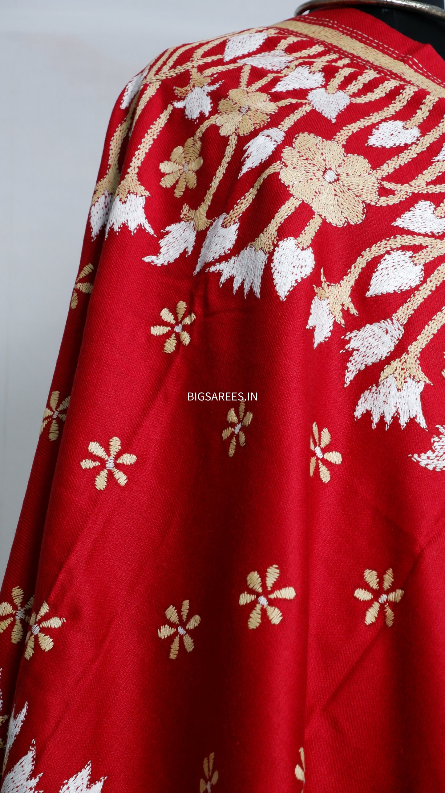 Kantha Hand Embroidered Warm Shawl