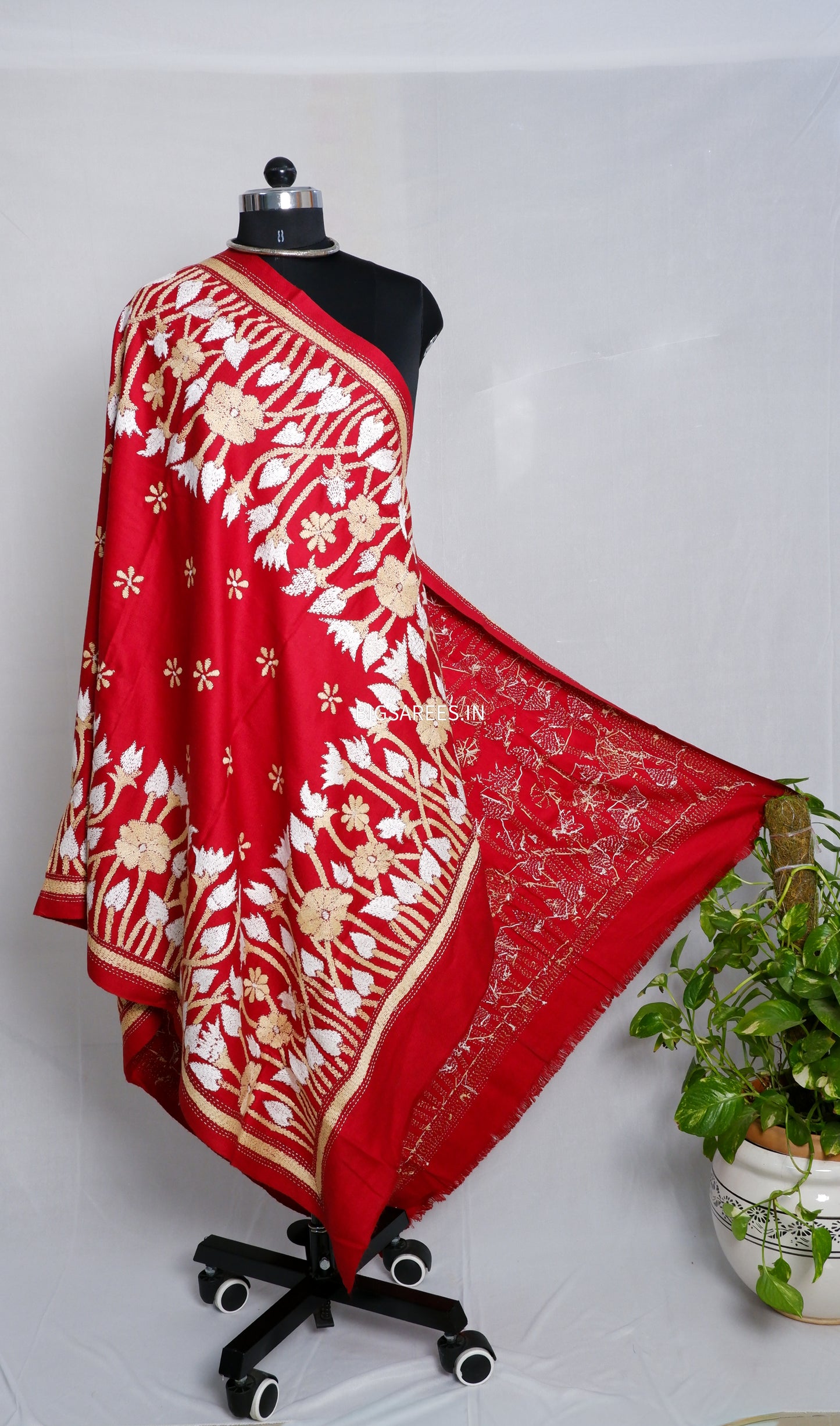 Kantha Hand Embroidered Warm Shawl