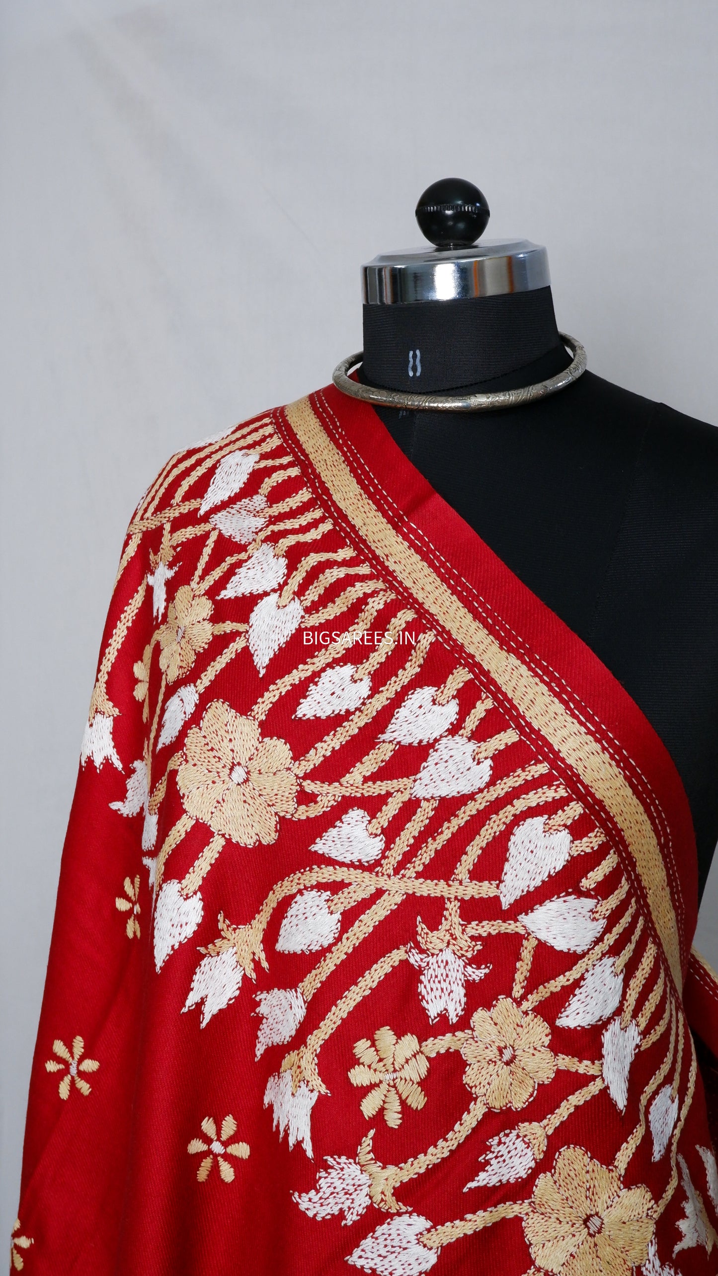 Kantha Hand Embroidered Warm Shawl