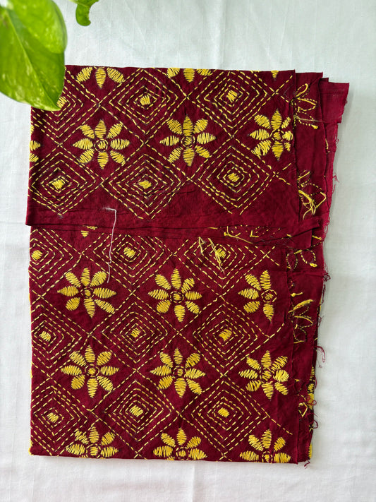 Kantha Cotton 1 Mtr. Blouse Piece