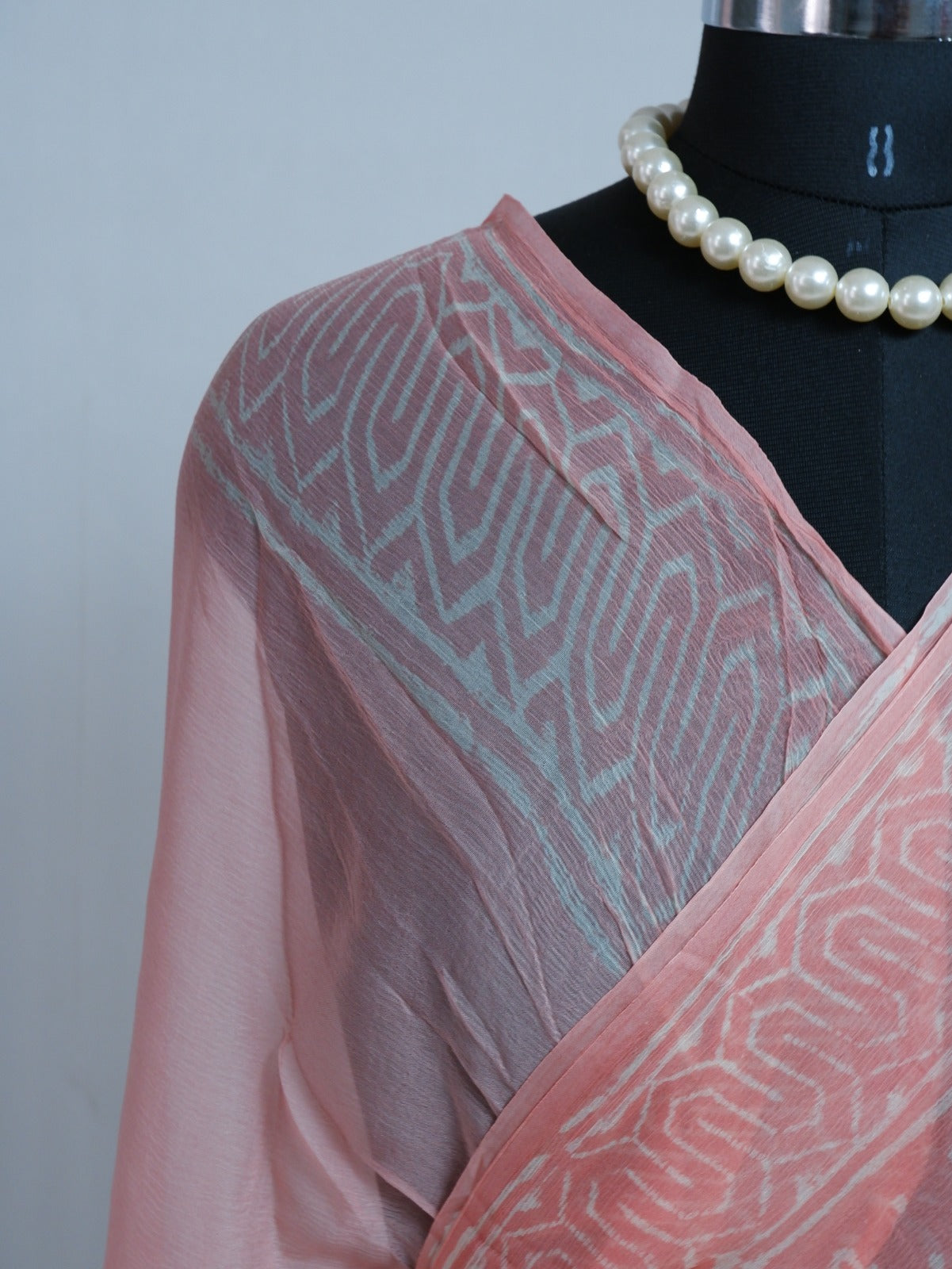Hand Block Print Saree | Pure Chiffon