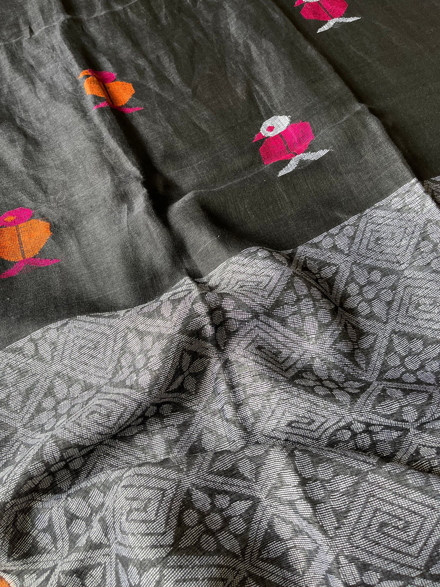 Linen By Linen Handloom Saree (Handloom Marked)