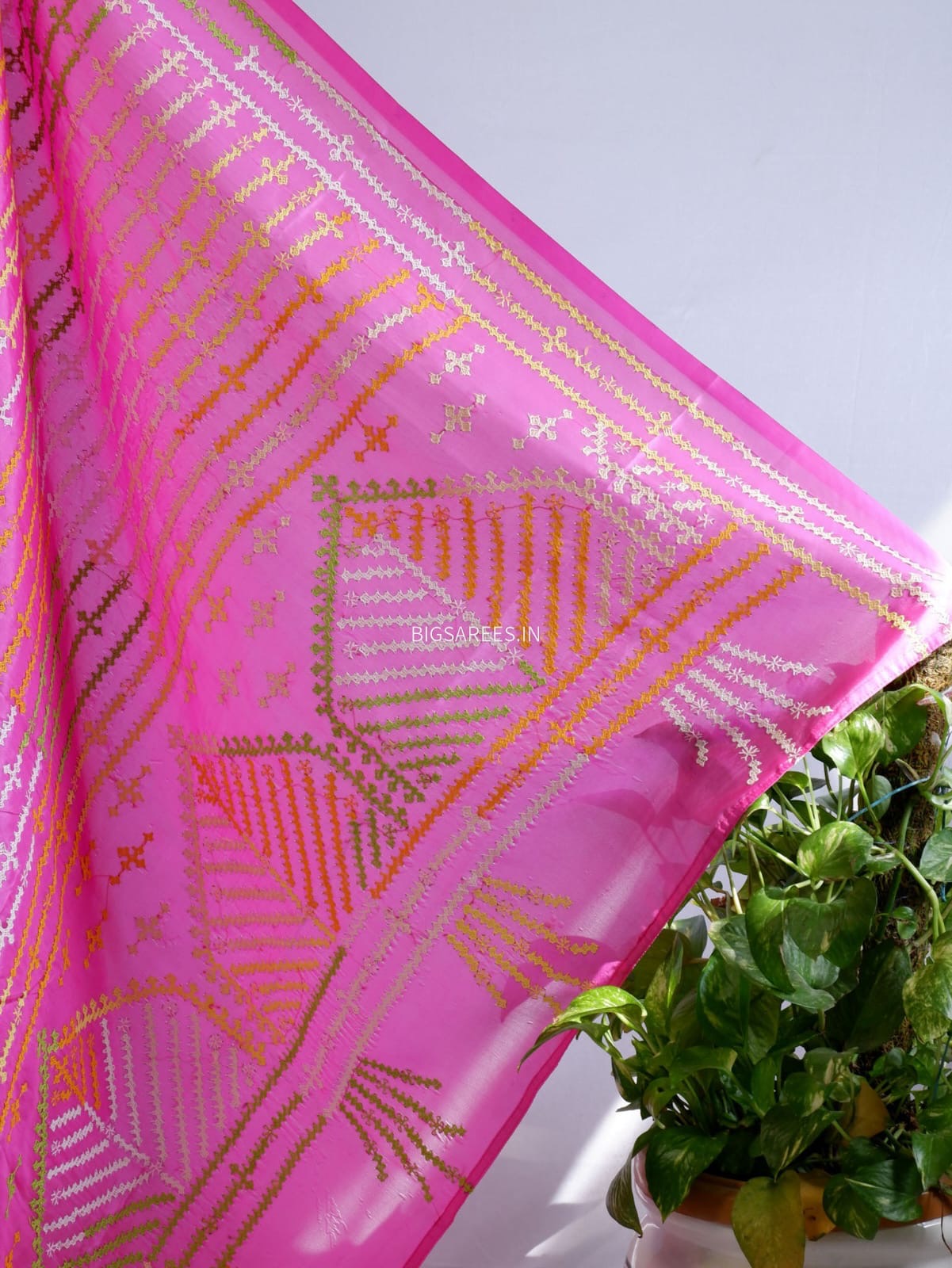 Kutch Work Art SIlk Saree