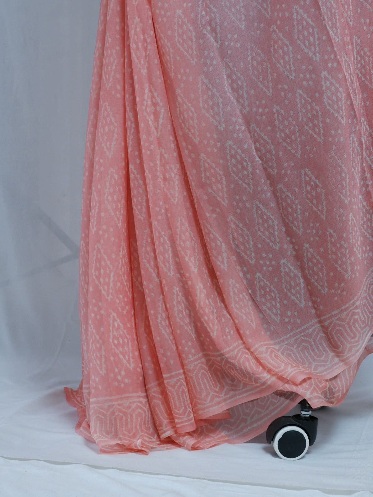 Hand Block Print Saree | Pure Chiffon