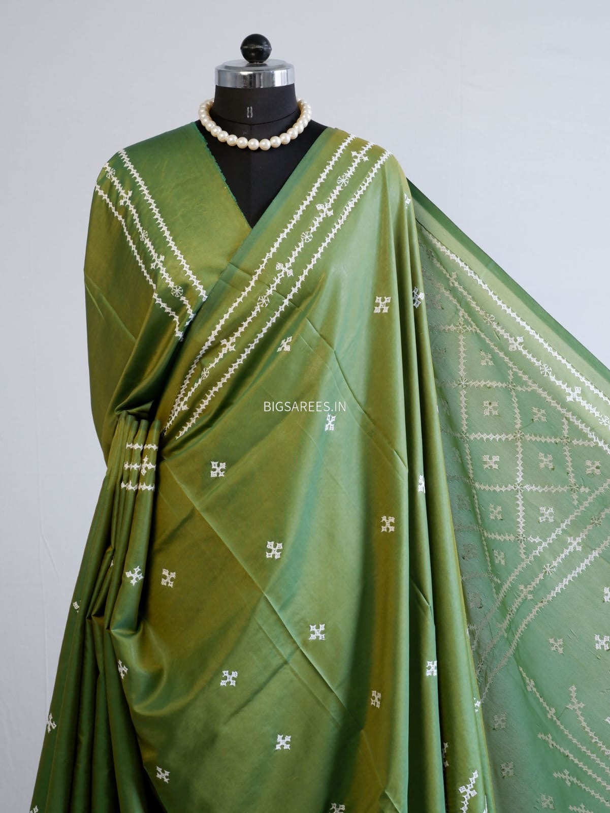 Kutch Work Art SIlk Saree