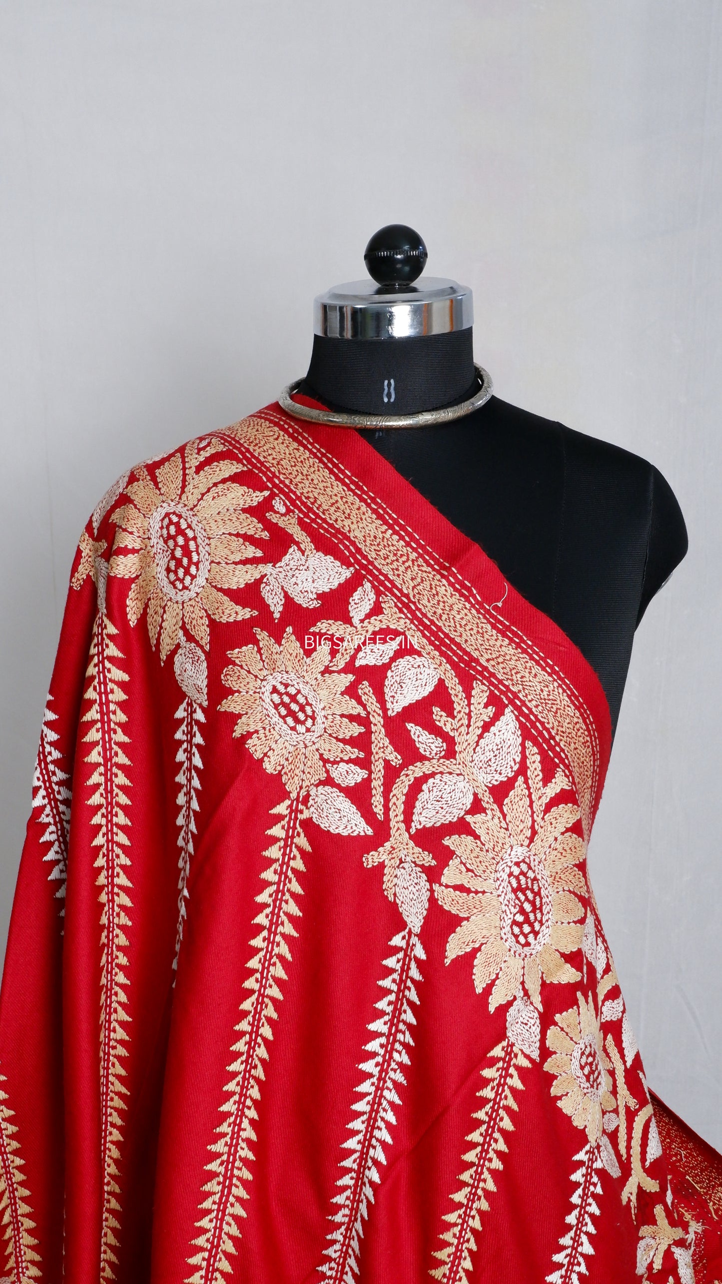 Kantha Hand Embroidered Warm Shawl
