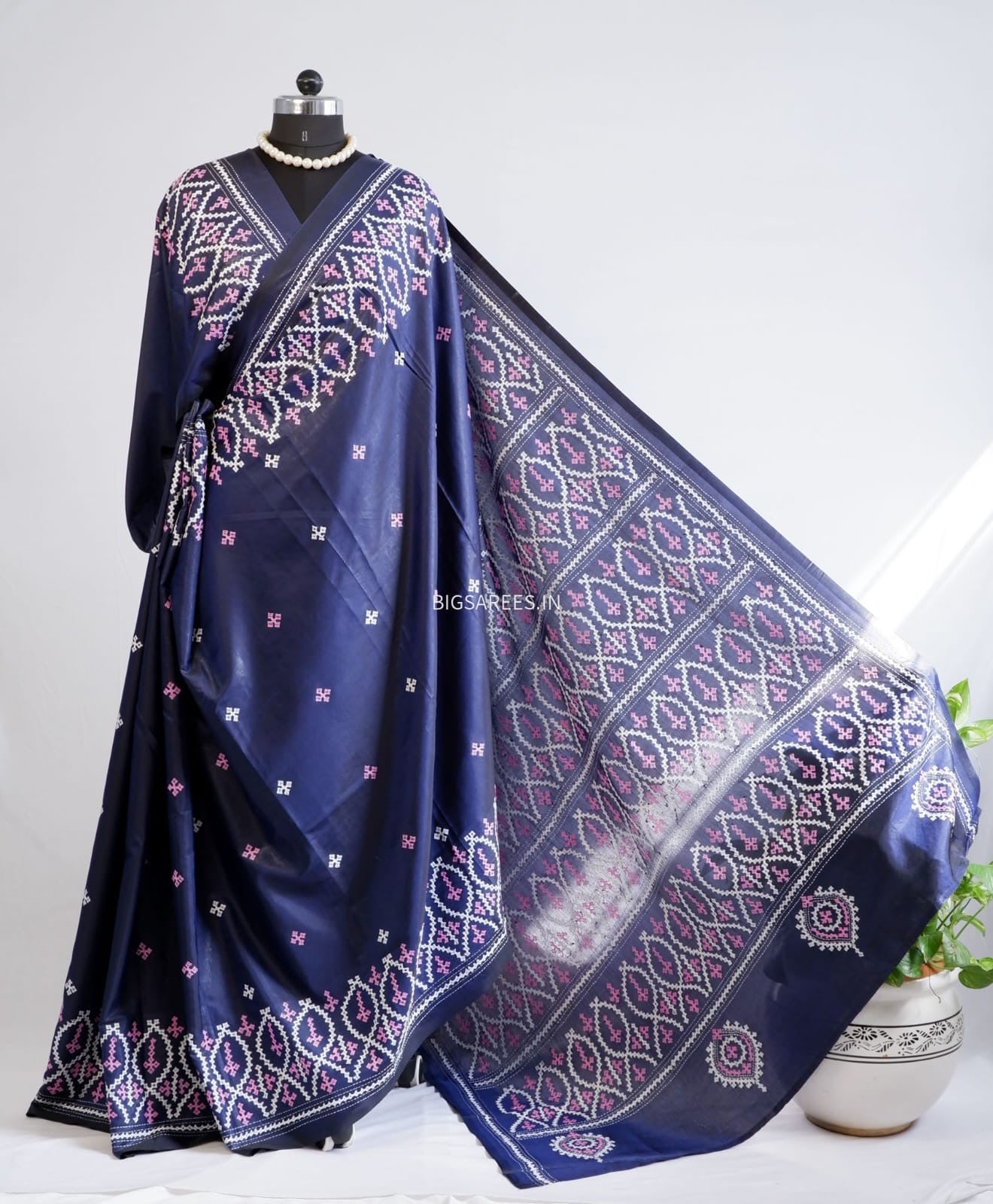 Kutch Work Art SIlk Saree