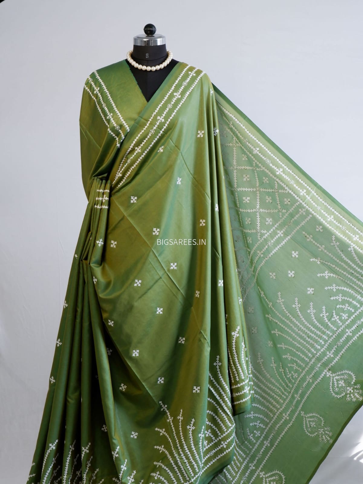 Kutch Work Art SIlk Saree