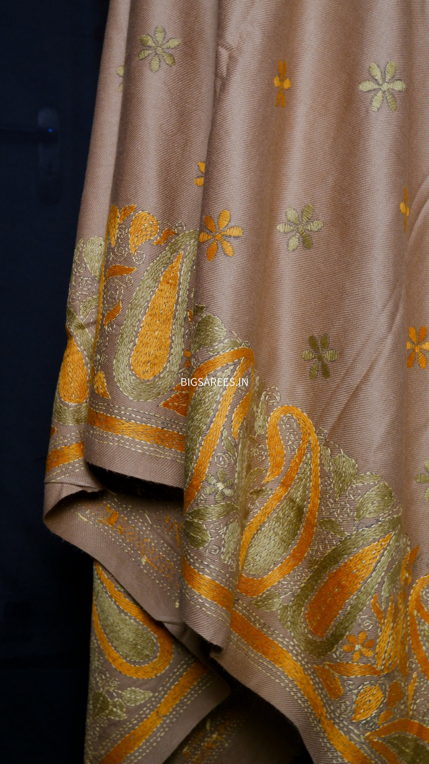 Kantha Hand Embroidered Warm Shawl