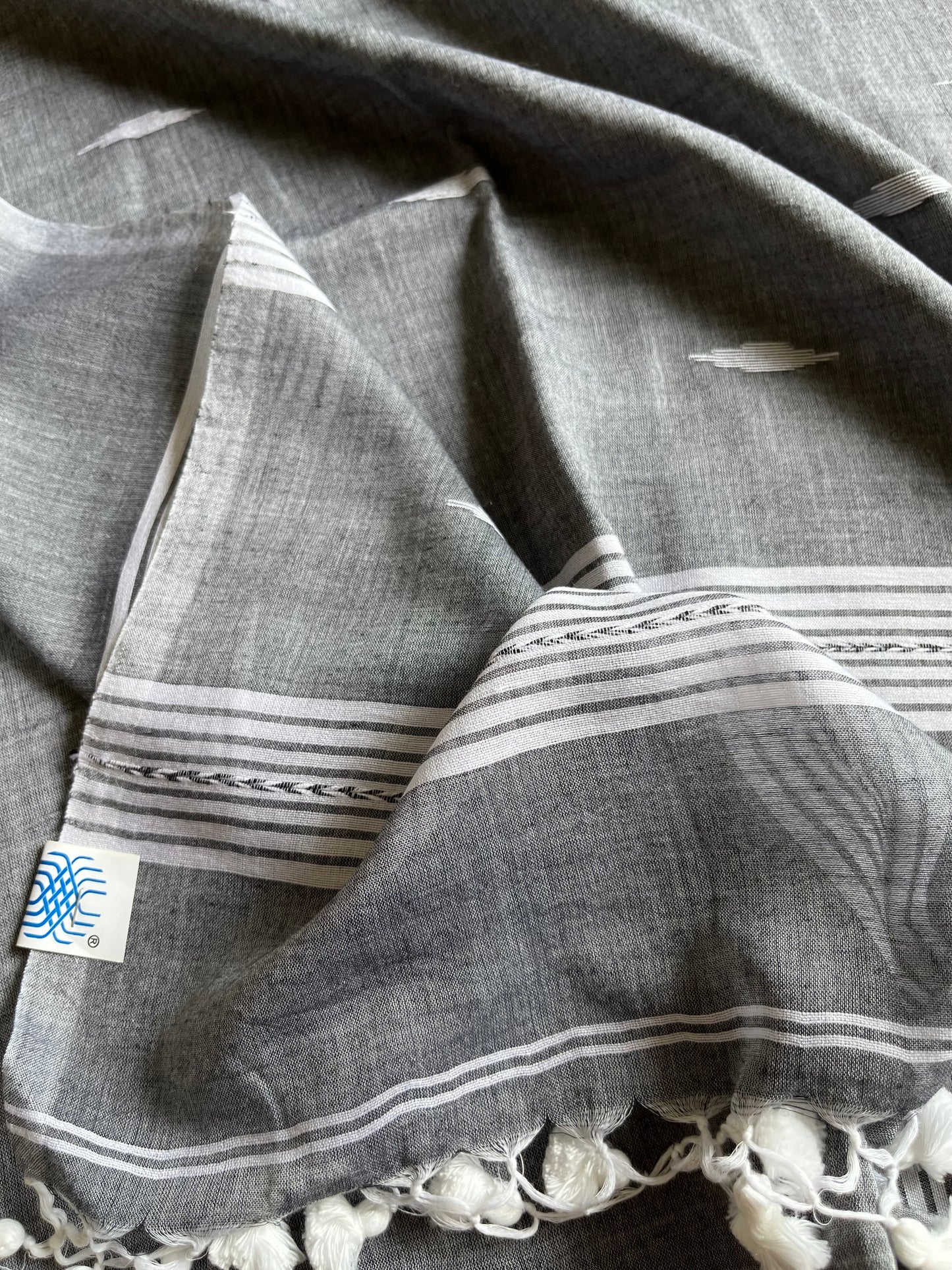 Mul Cotton handwoven Saree (Handloom Marked)