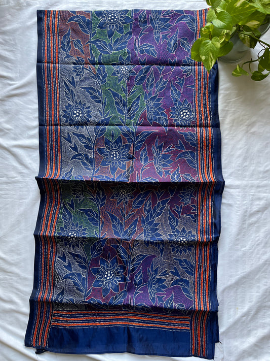 Kantha Art Silk Stole 22"