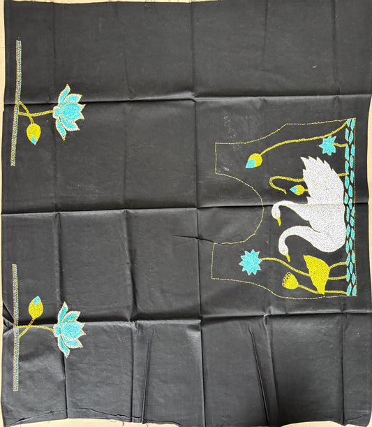 Kantha stitch Cotton Blouse Piece