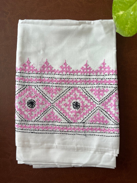 Gujrati work blouse pieces in art silk 1 mtr