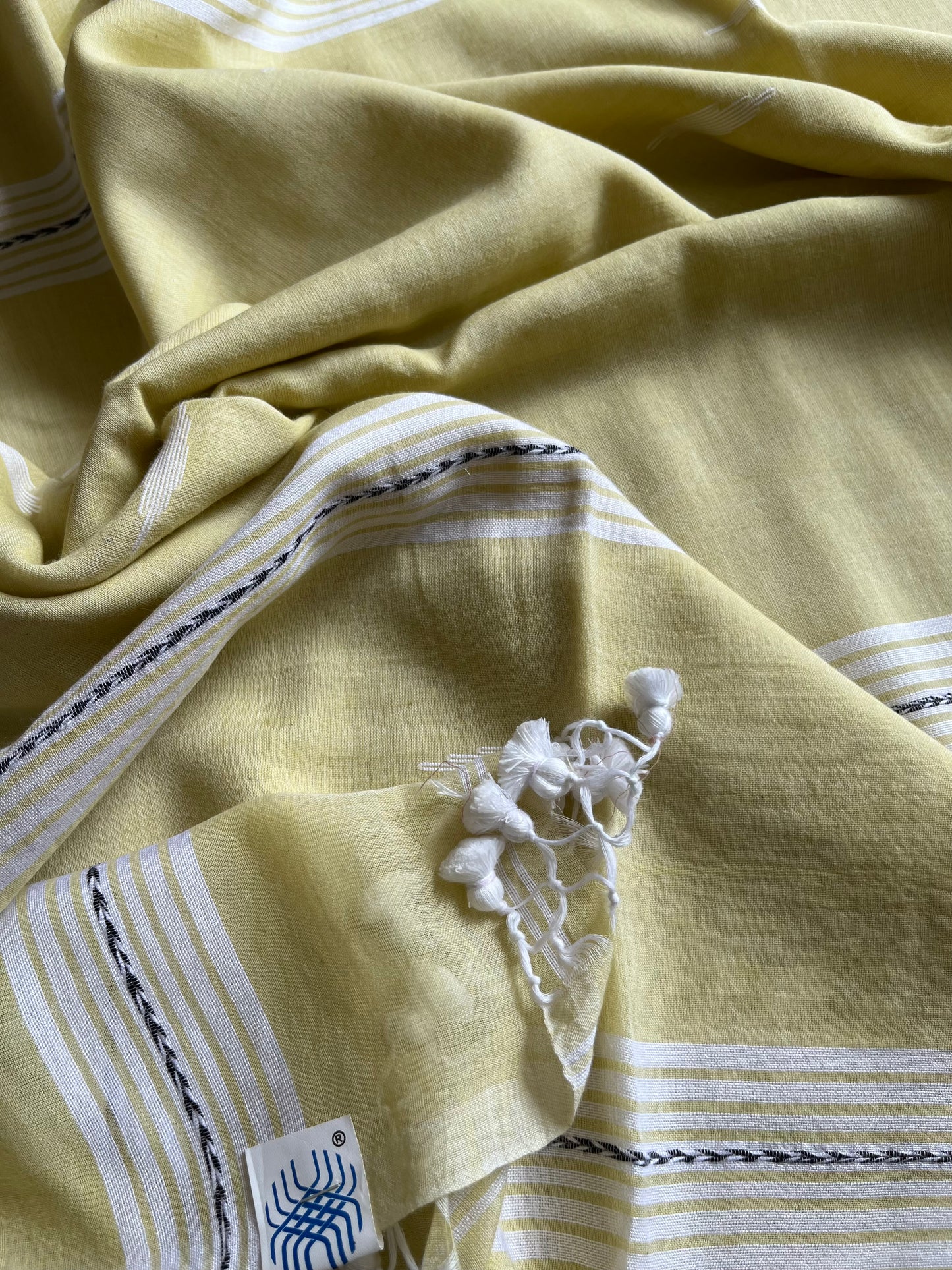 Mul Cotton handwoven Saree (Handloom Marked)