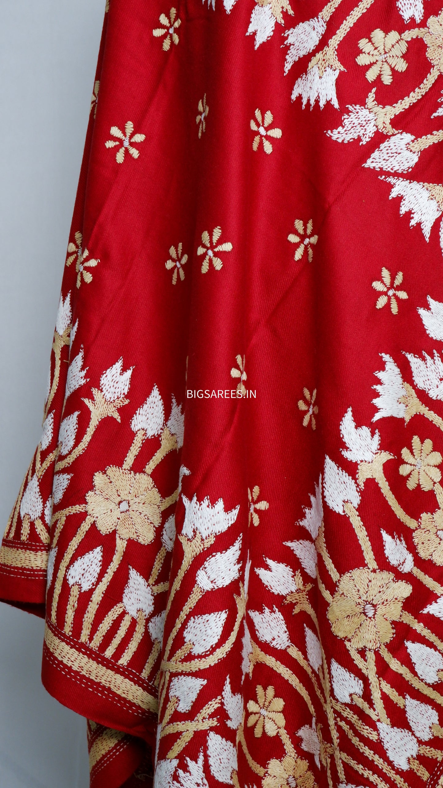 Kantha Hand Embroidered Warm Shawl