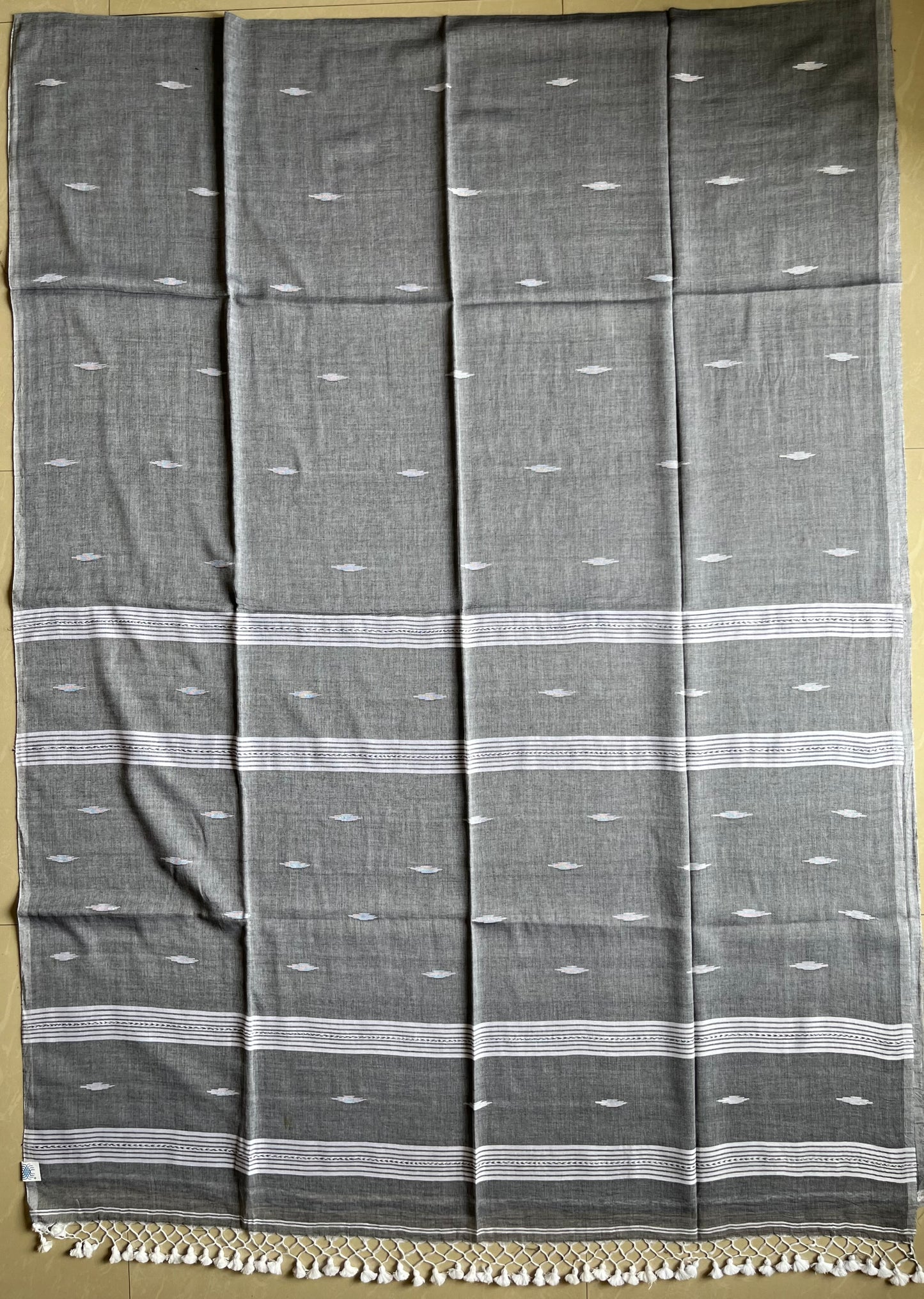 Mul Cotton handwoven Saree (Handloom Marked)