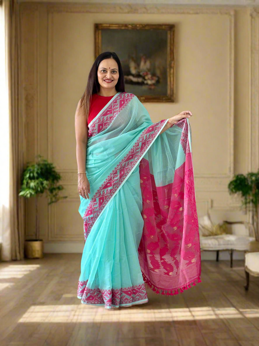 Soft Dhakai/Jamdani Saree