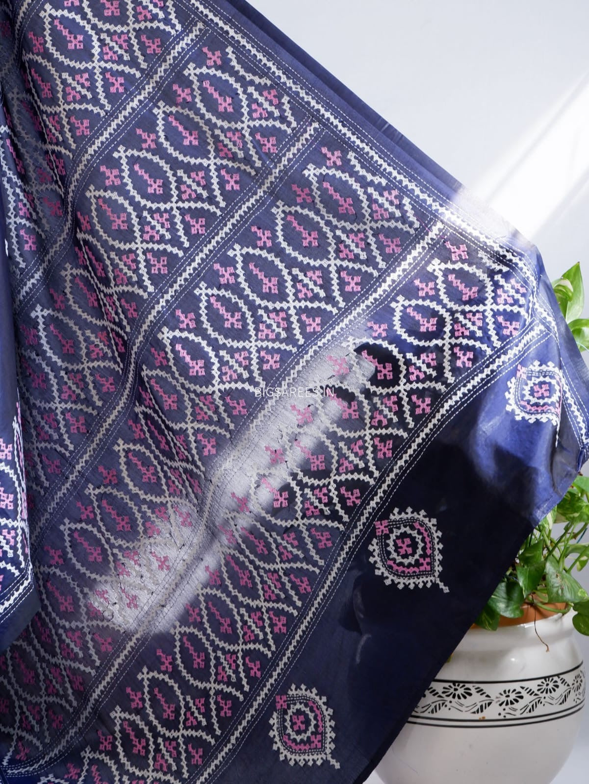 Kutch Work Art SIlk Saree