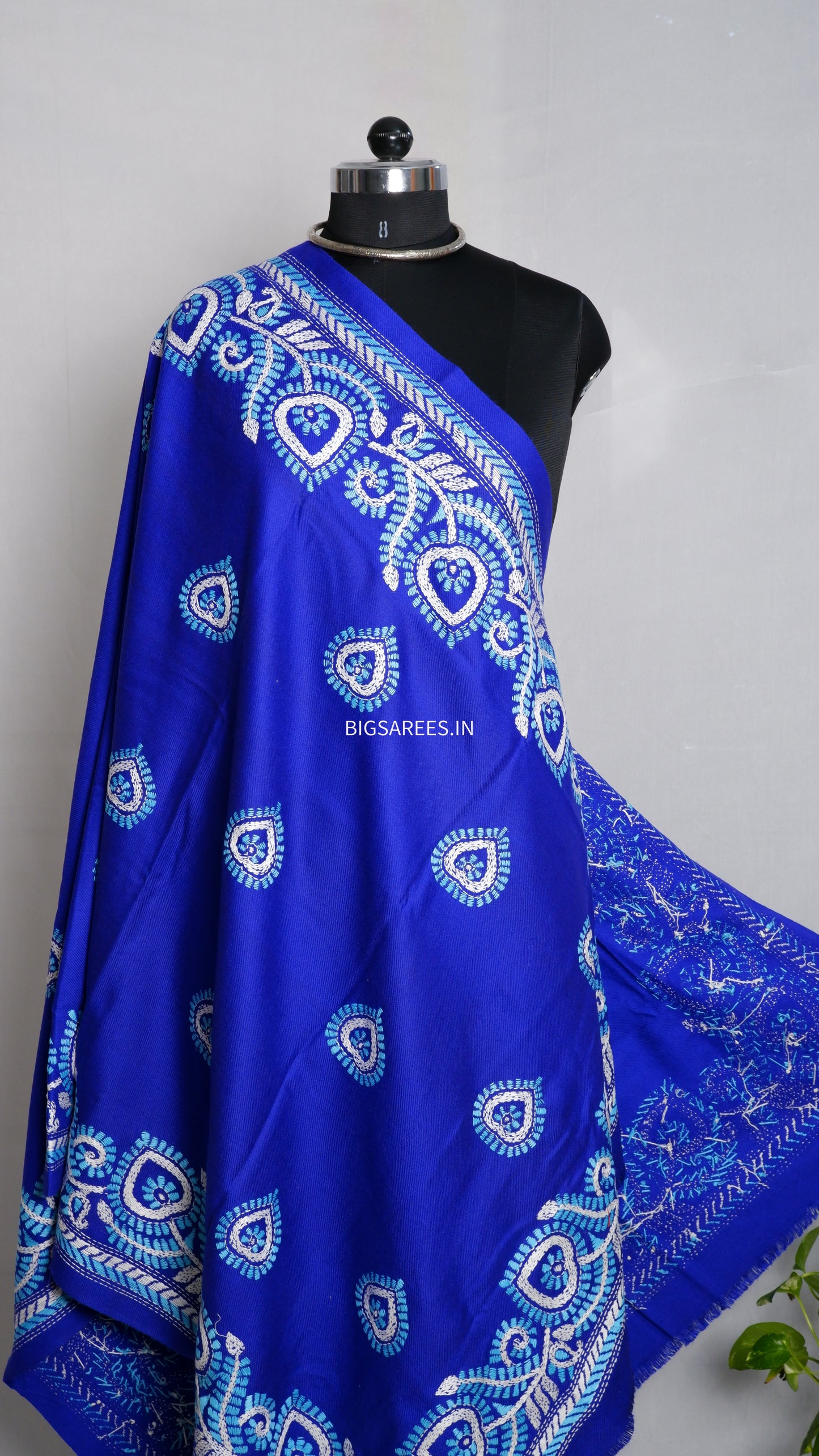 Kantha Hand Embroidered Warm Shawl