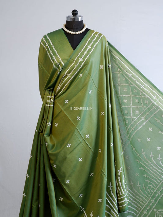 Kutch Work Art SIlk Saree