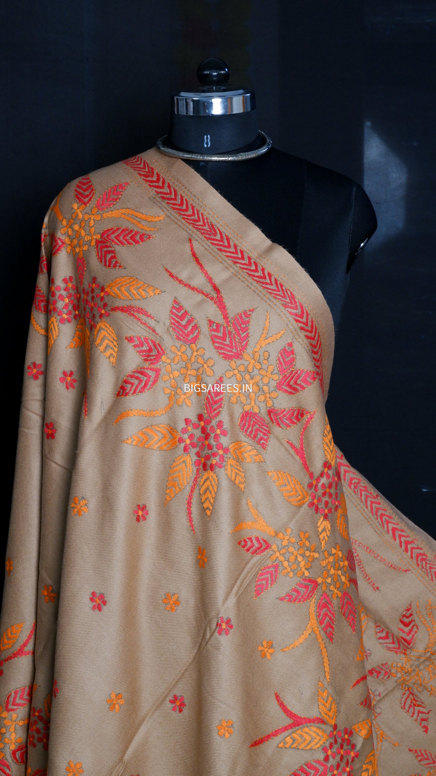 Kantha Hand Embroidered Warm Shawl
