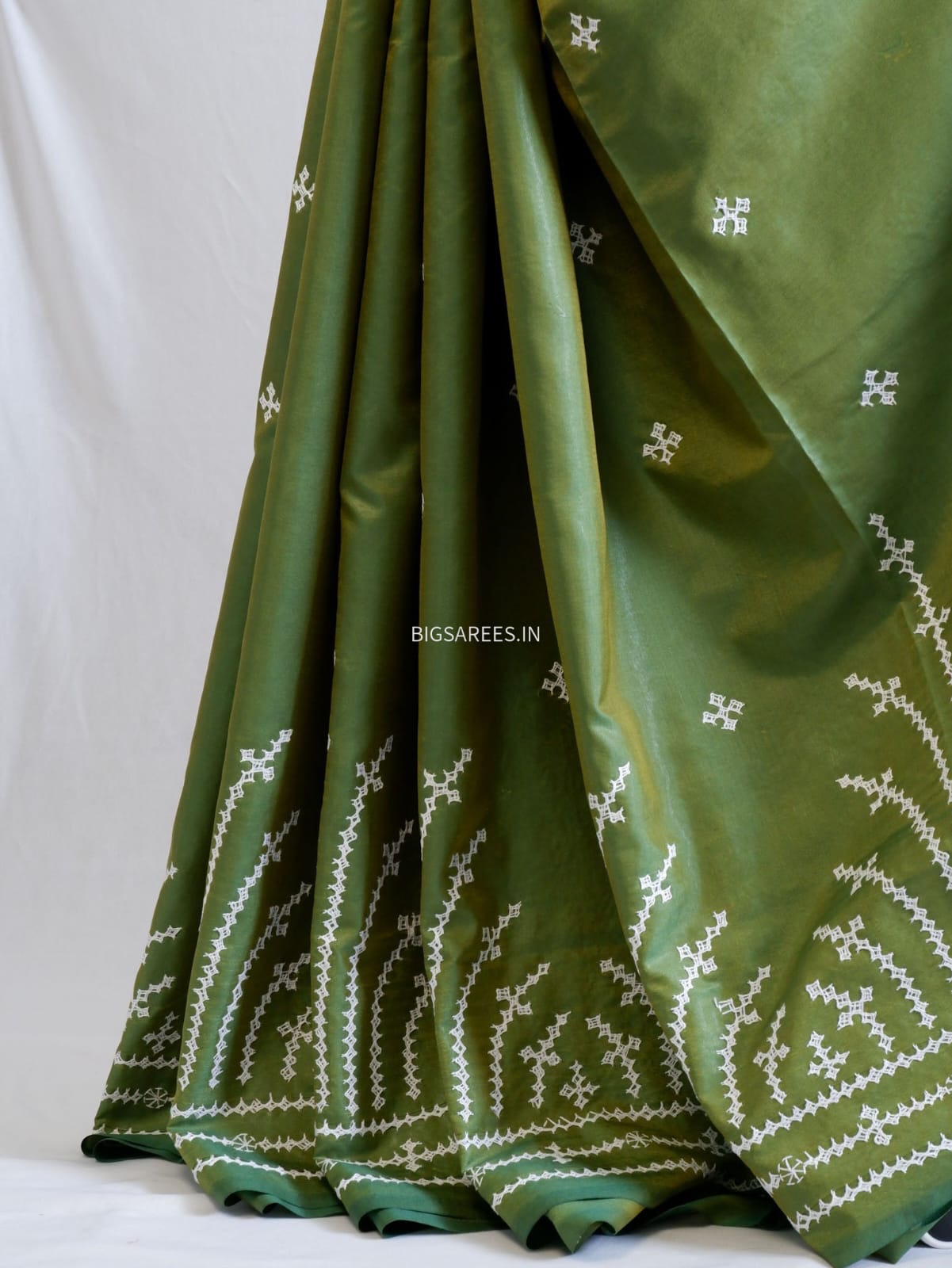 Kutch Work Art SIlk Saree
