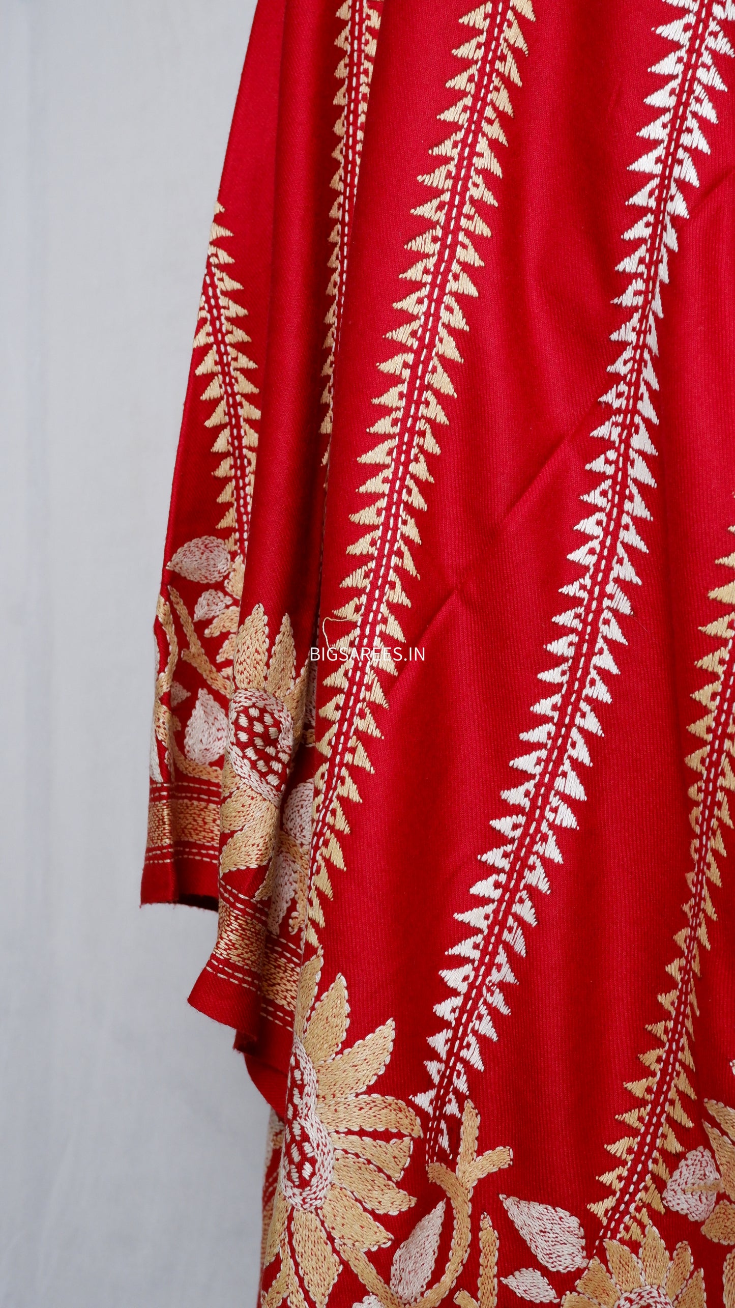 Kantha Hand Embroidered Warm Shawl