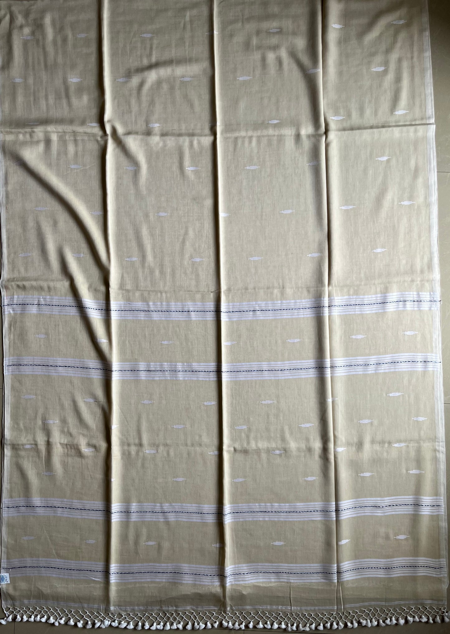 Mul Cotton handwoven Saree (Handloom Marked)