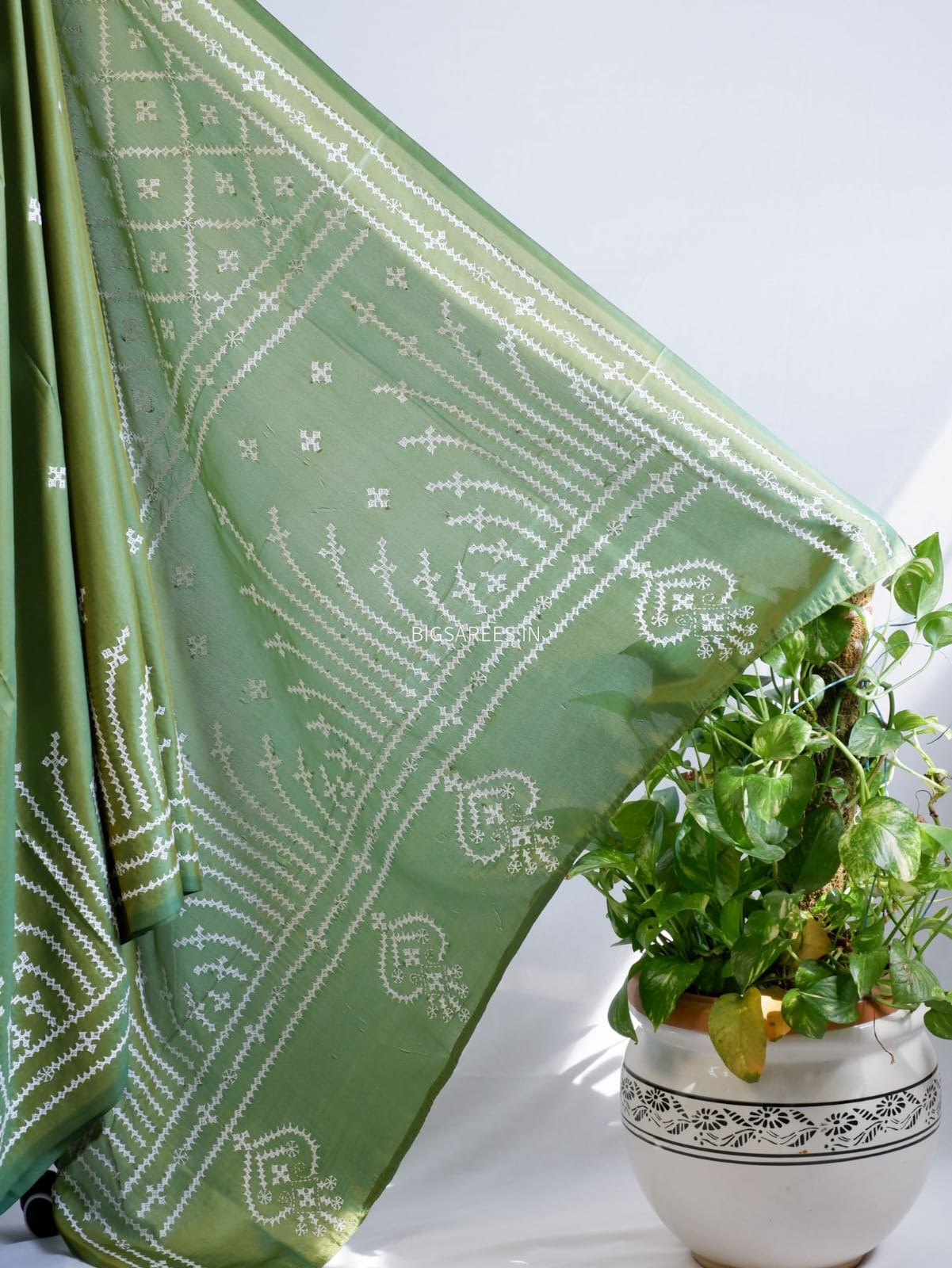 Kutch Work Art SIlk Saree