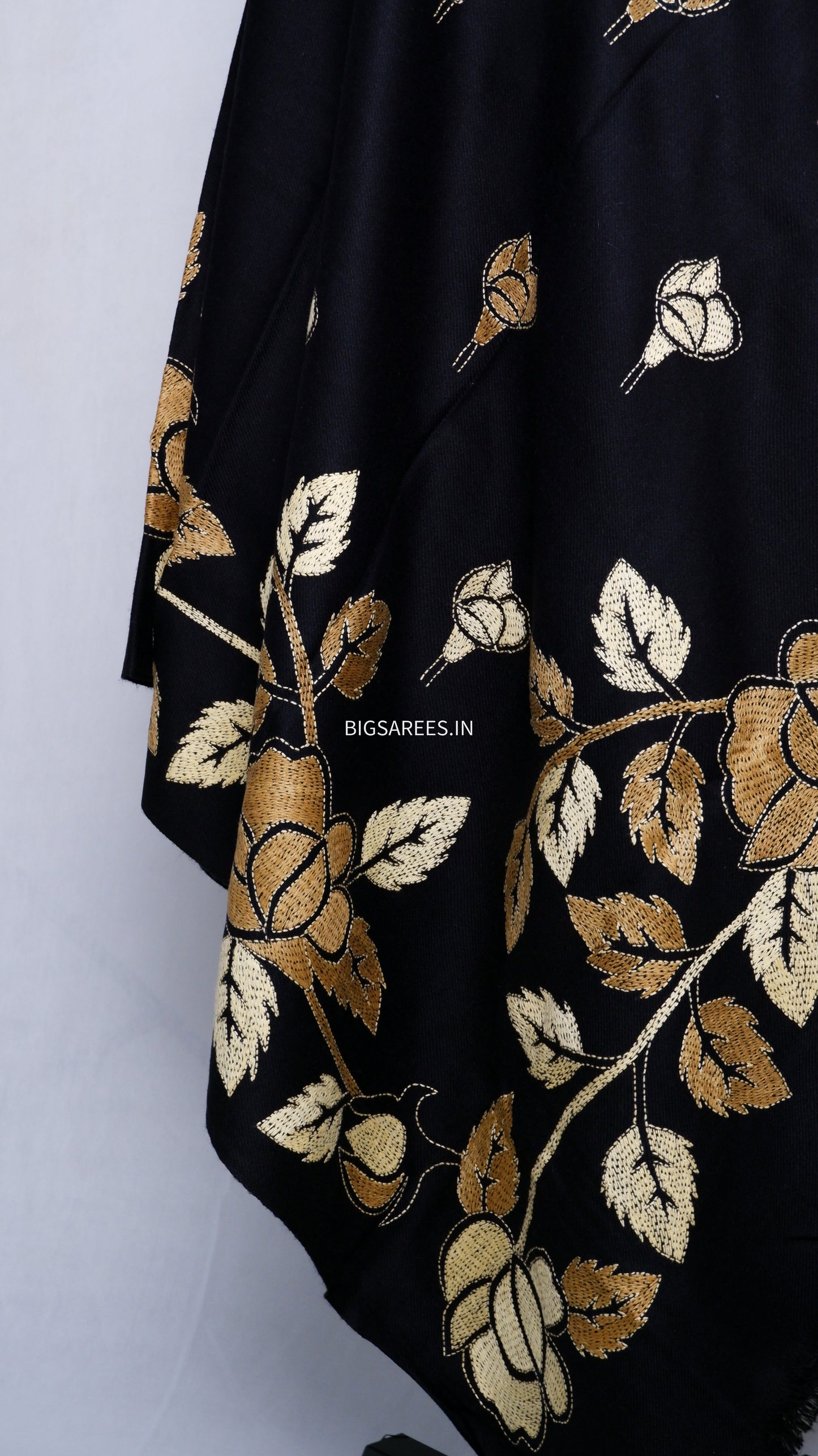 Kantha Hand Embroidered Warm Shawl