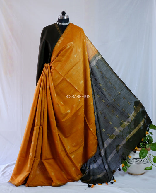 Beautifully Crafted Semi Silk Saree