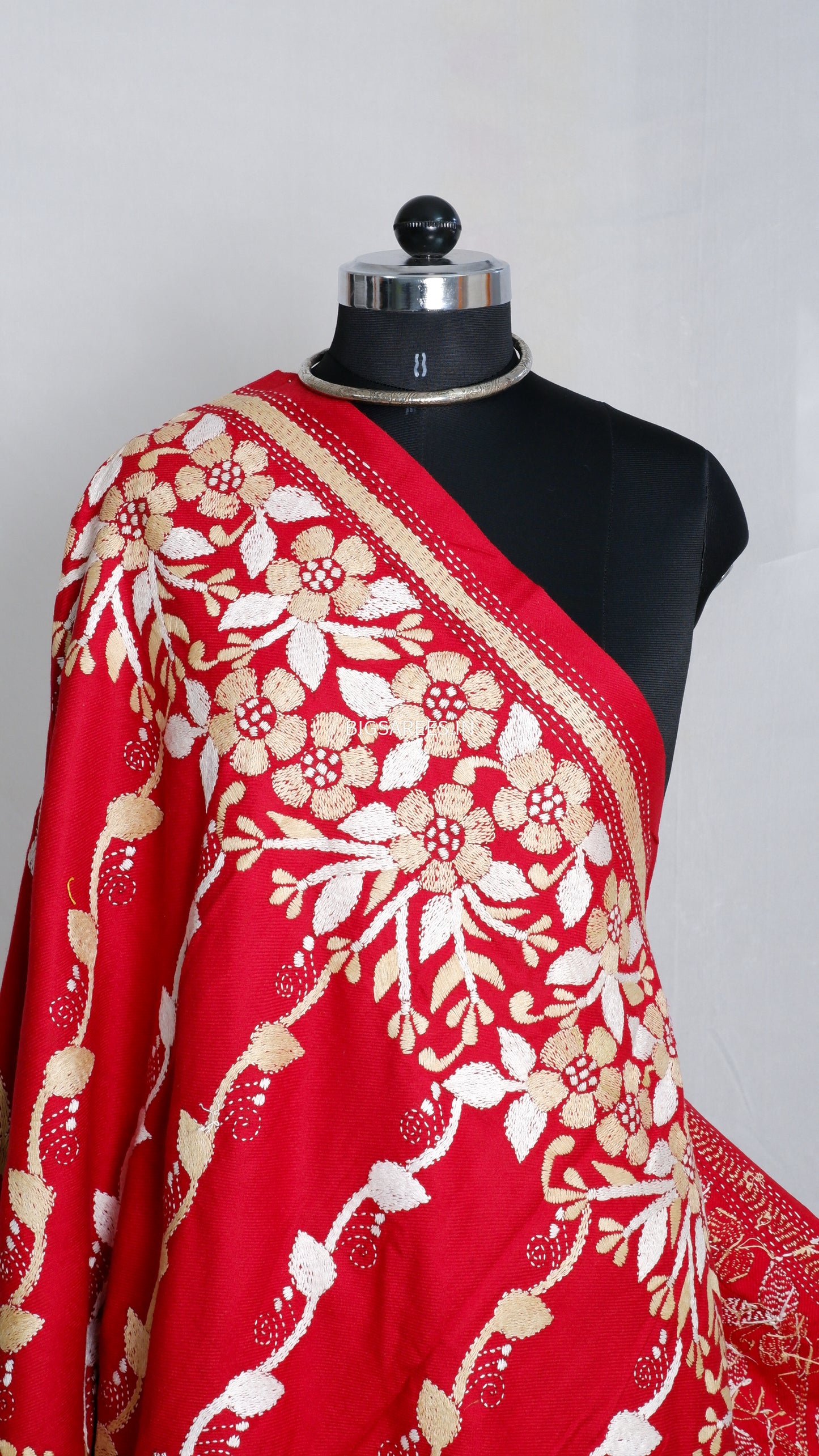 Kantha Hand Embroidered Warm Shawl