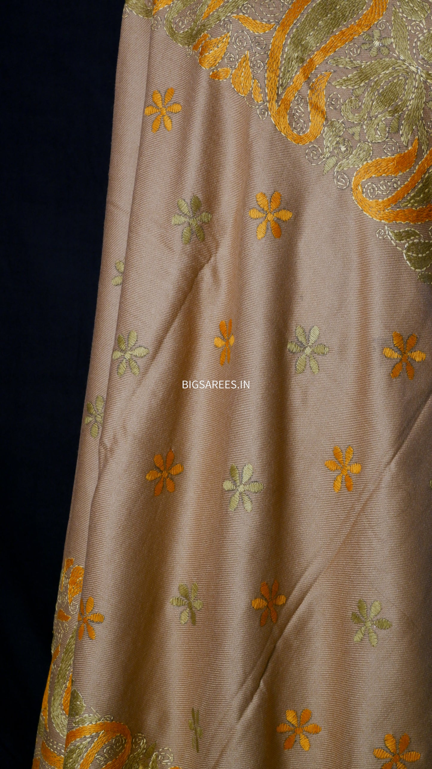Kantha Hand Embroidered Warm Shawl