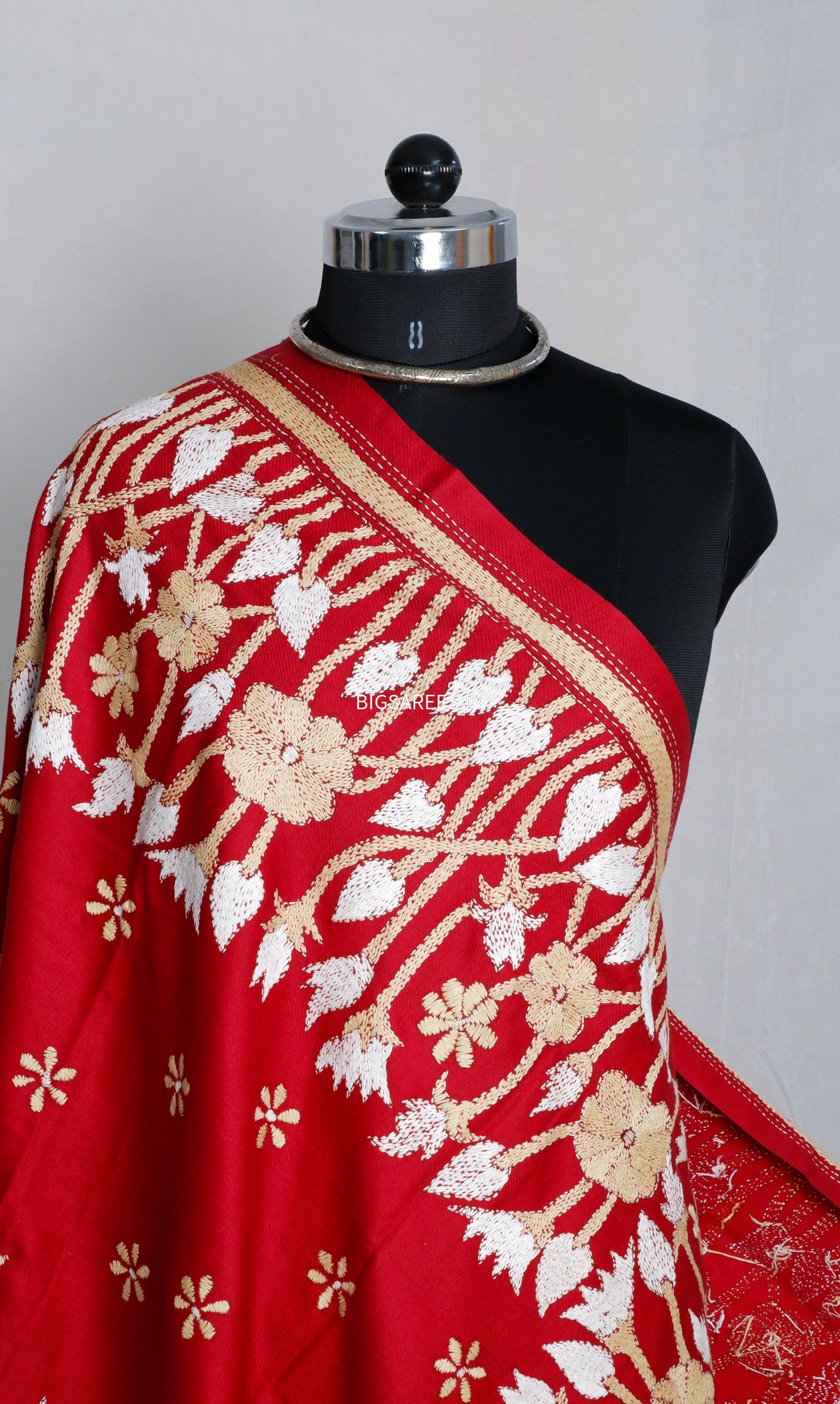 Kantha Hand Embroidered Warm Shawl