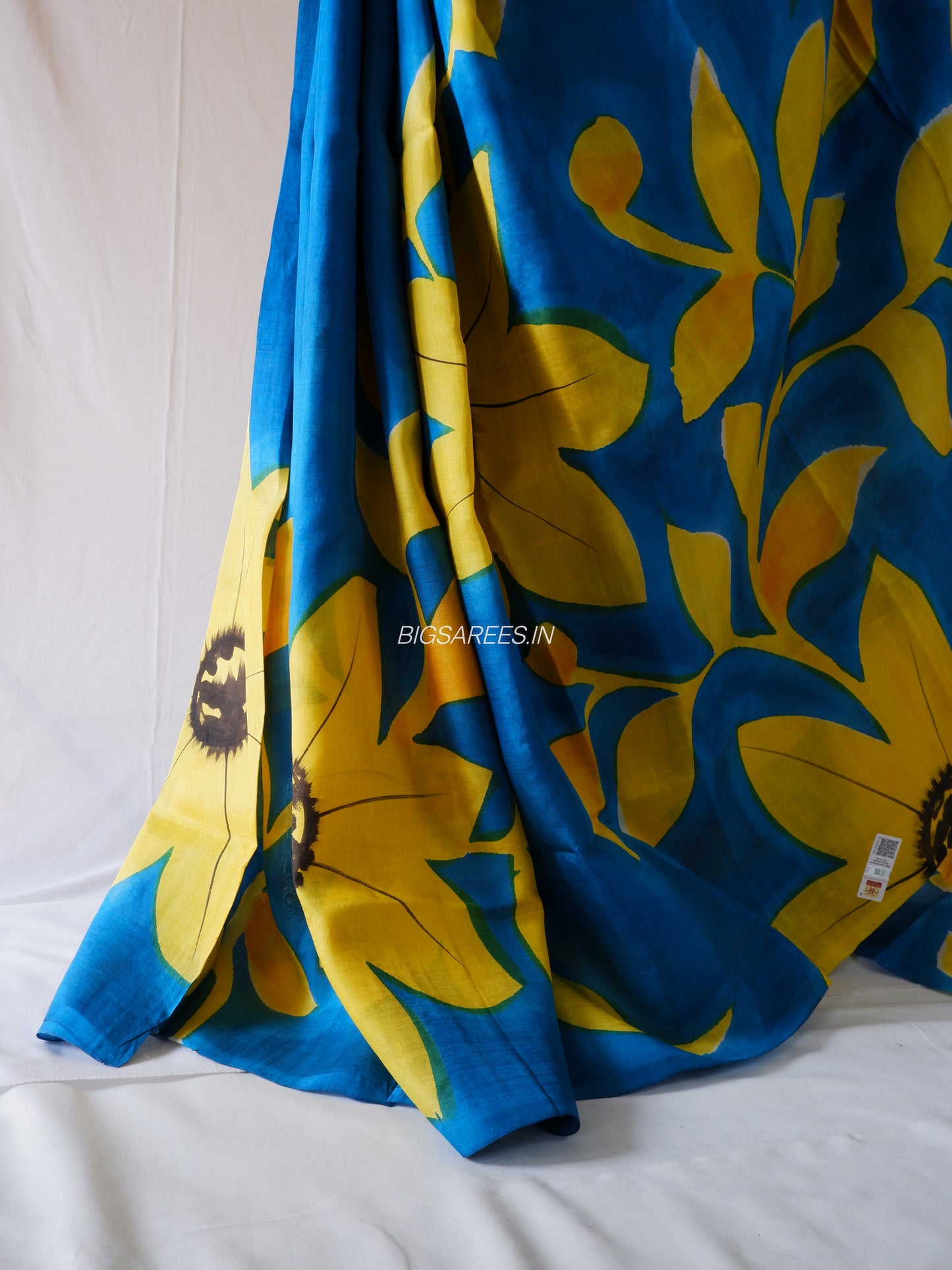 Hand-Painted Bishnupuri Silk Saree | Pure Silk | Silk Mark Certified