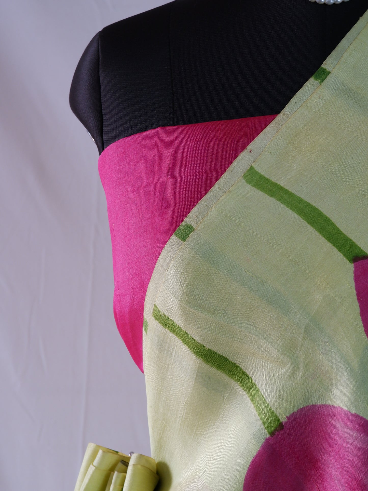 Bishnupuri Hand-Painted  Silk Saree | Pure Silk | Made-On-Order | Silk Mark Certified