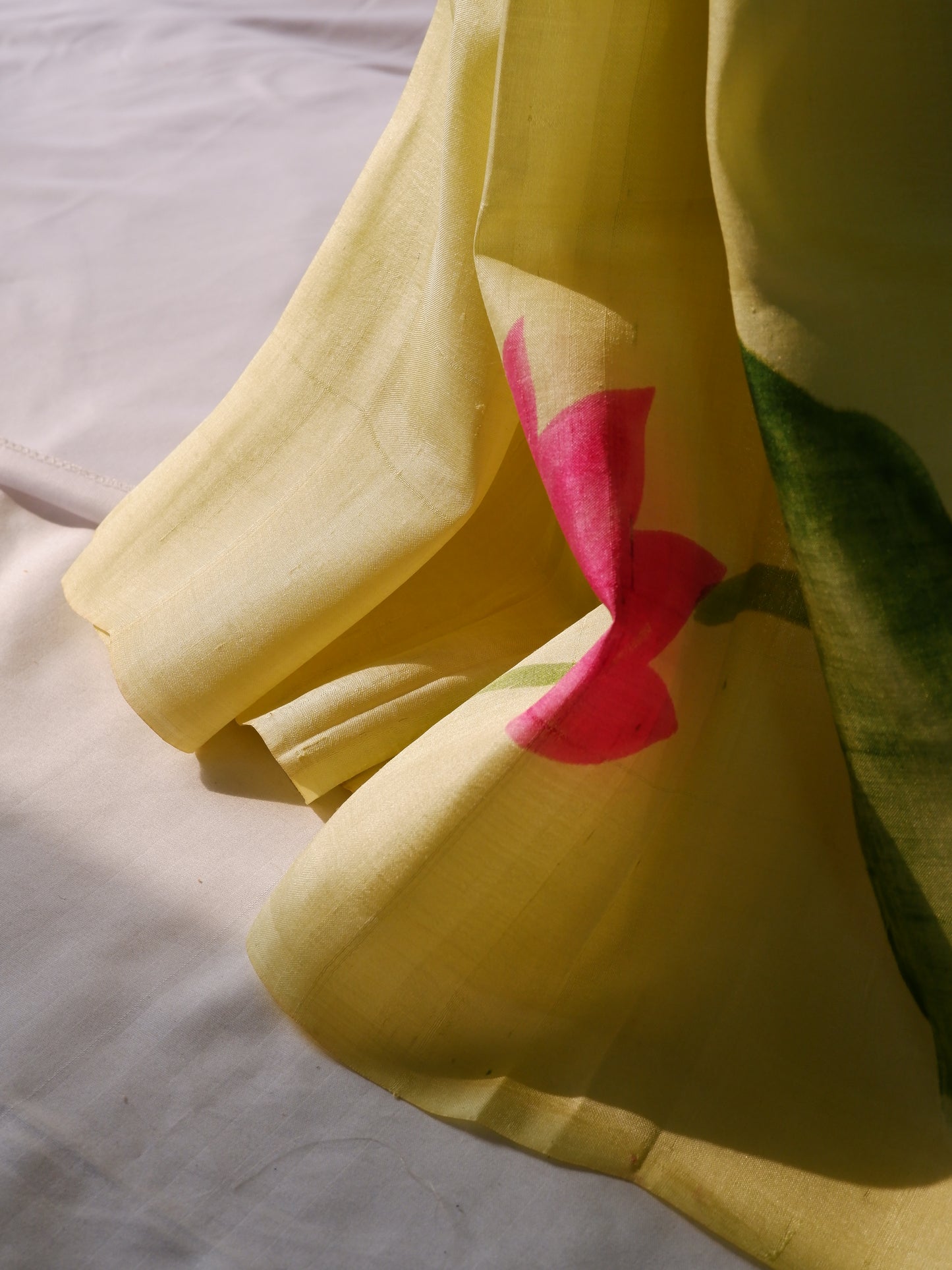 Bishnupuri Hand-Painted  Silk Saree | Pure Silk | Made-On-Order | Silk Mark Certified