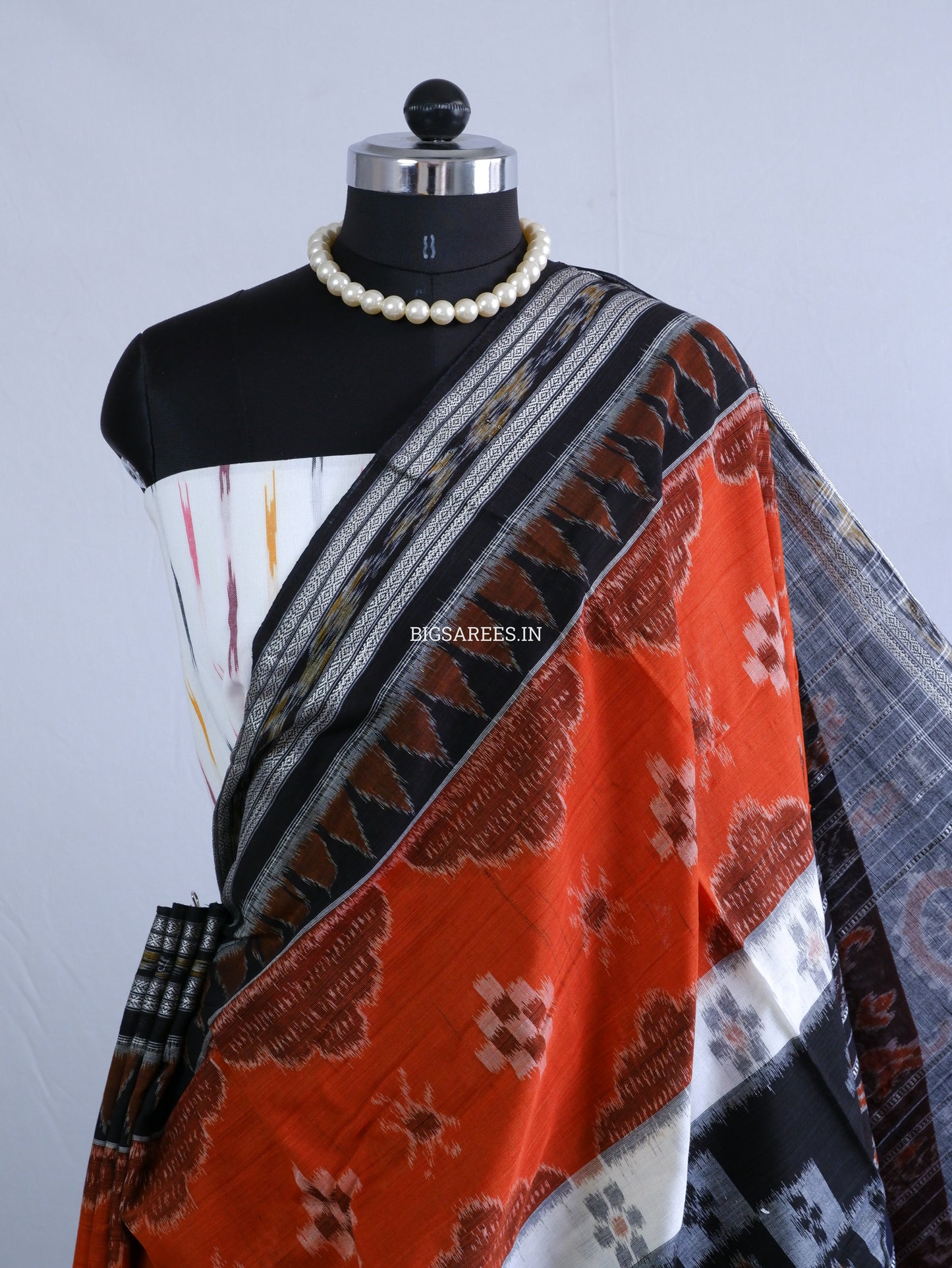 Sambalpuri Ikat Handwoven Saree | Cotton | Multicolor