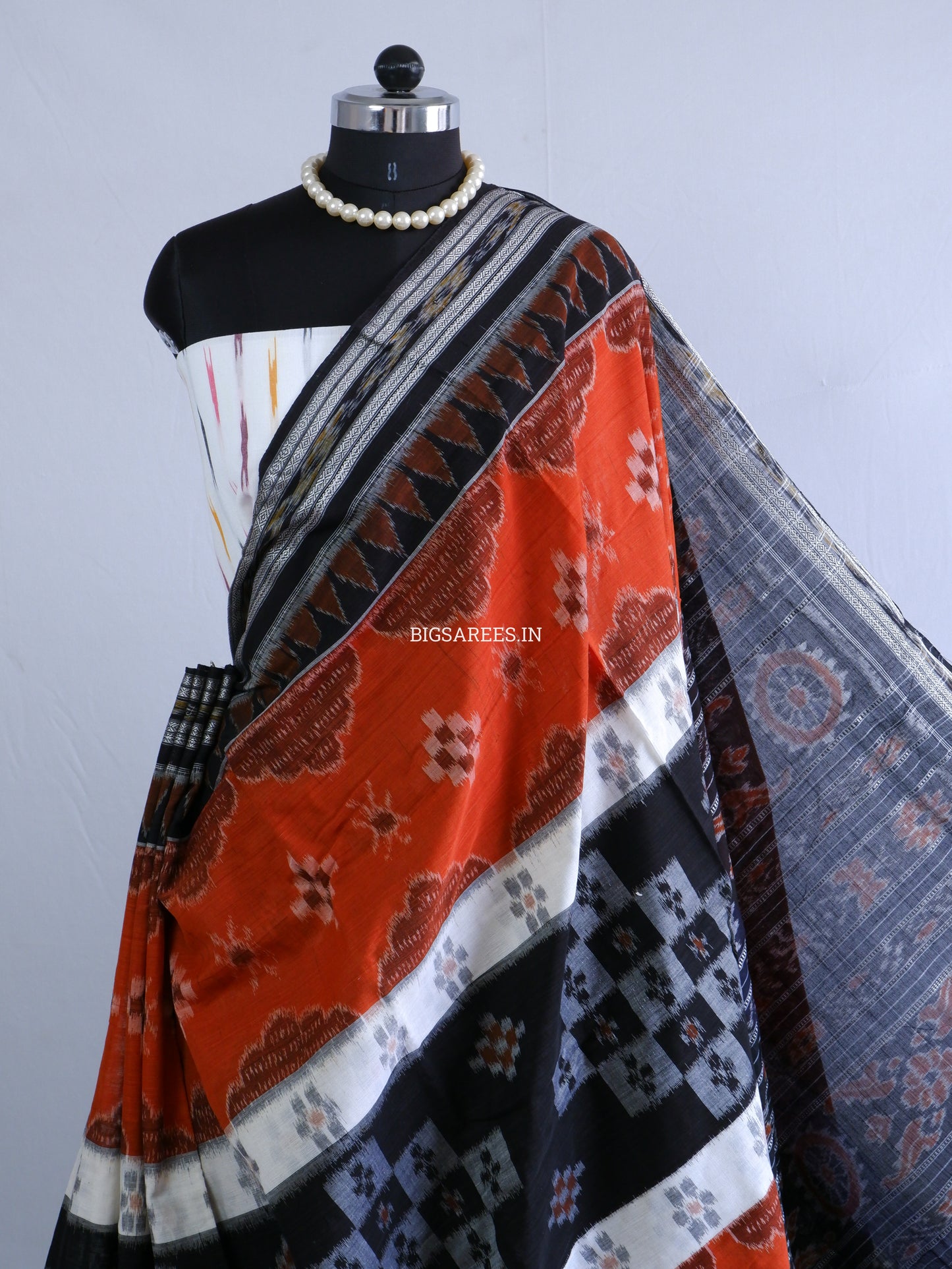 Sambalpuri Ikat Handwoven Saree | Cotton | Multicolor