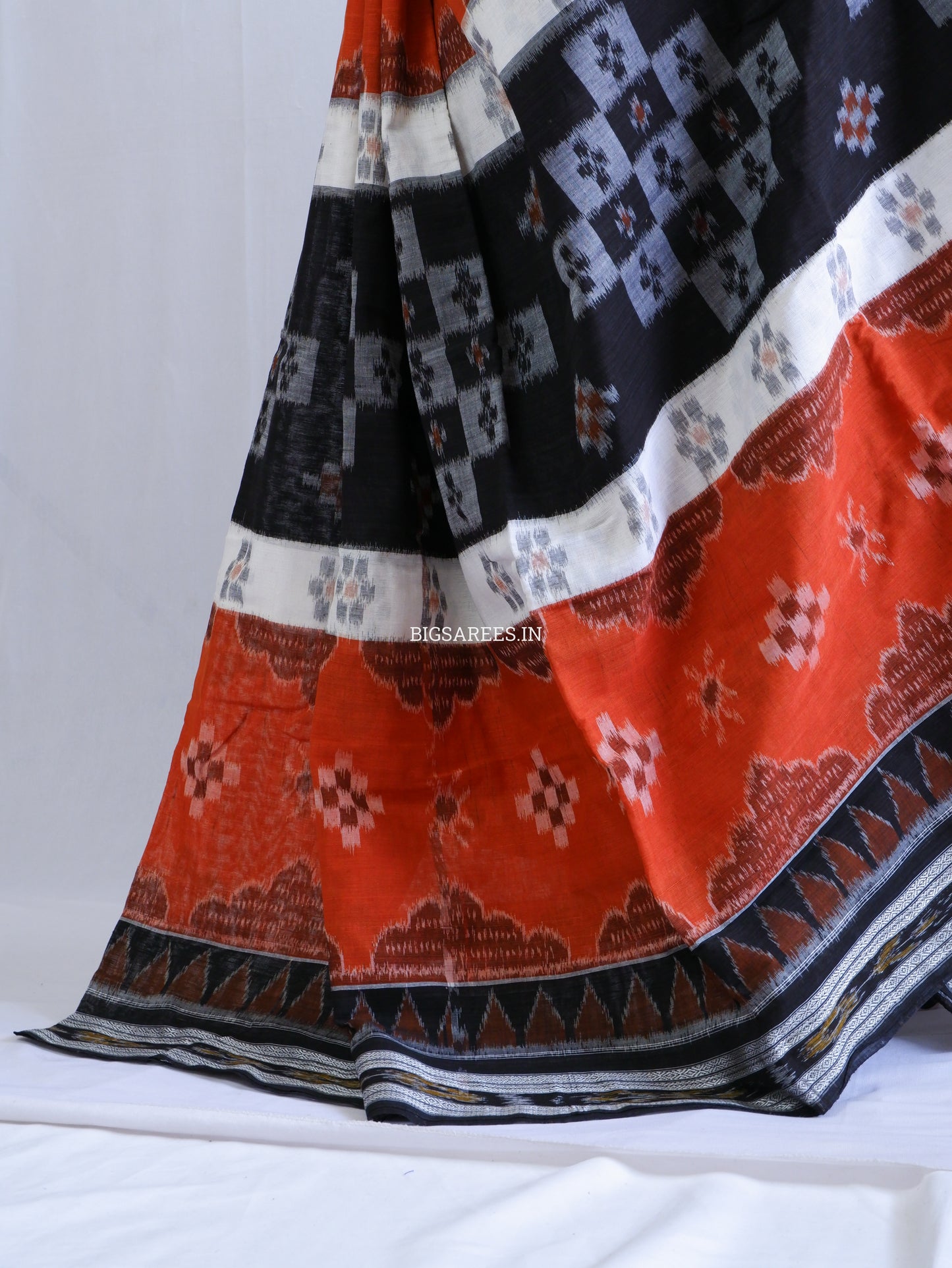 Sambalpuri Ikat Handwoven Saree | Cotton | Multicolor