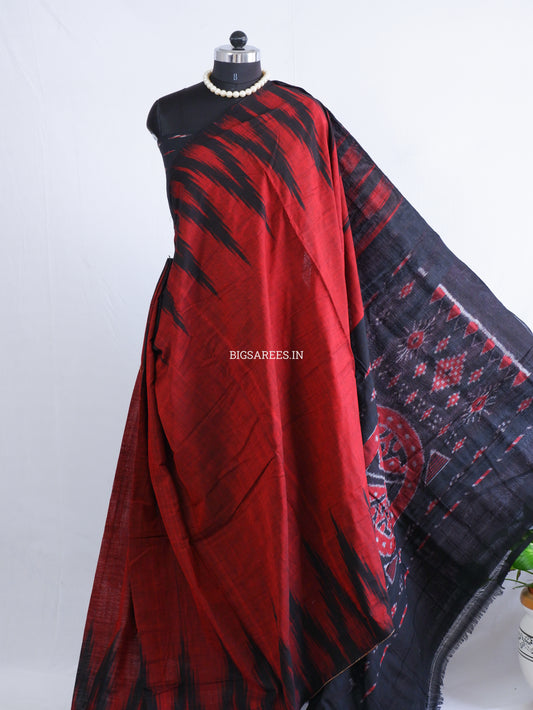 Sambalpuri Ikat Handwoven Saree | Cotton |