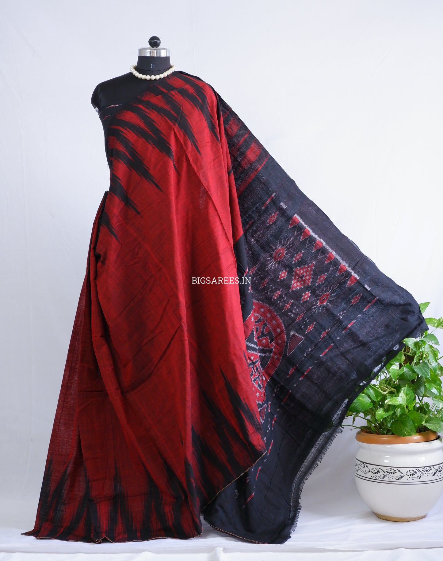 Sambalpuri Ikat Handwoven Saree | Cotton |