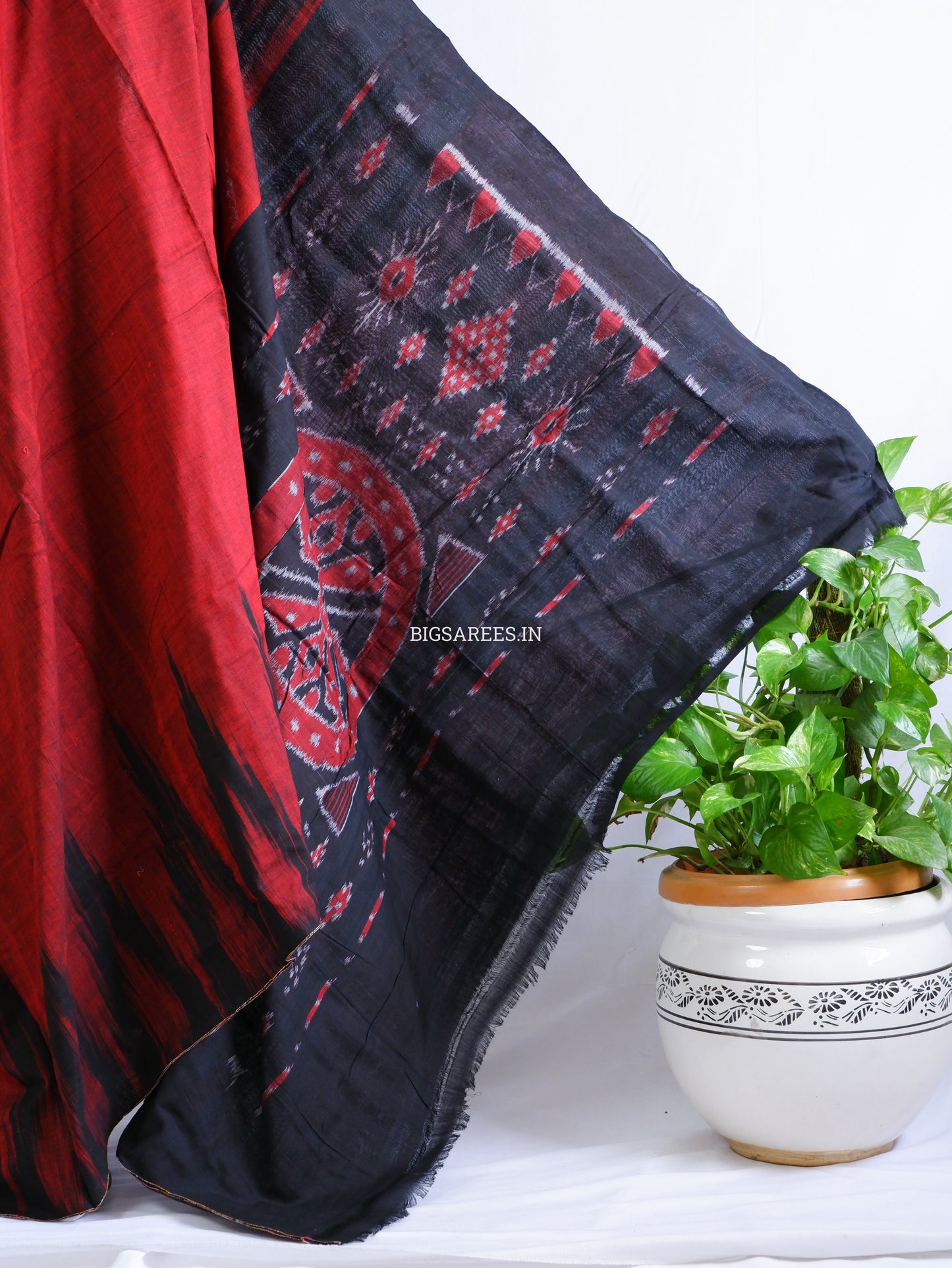 Sambalpuri Ikat Handwoven Saree | Cotton |