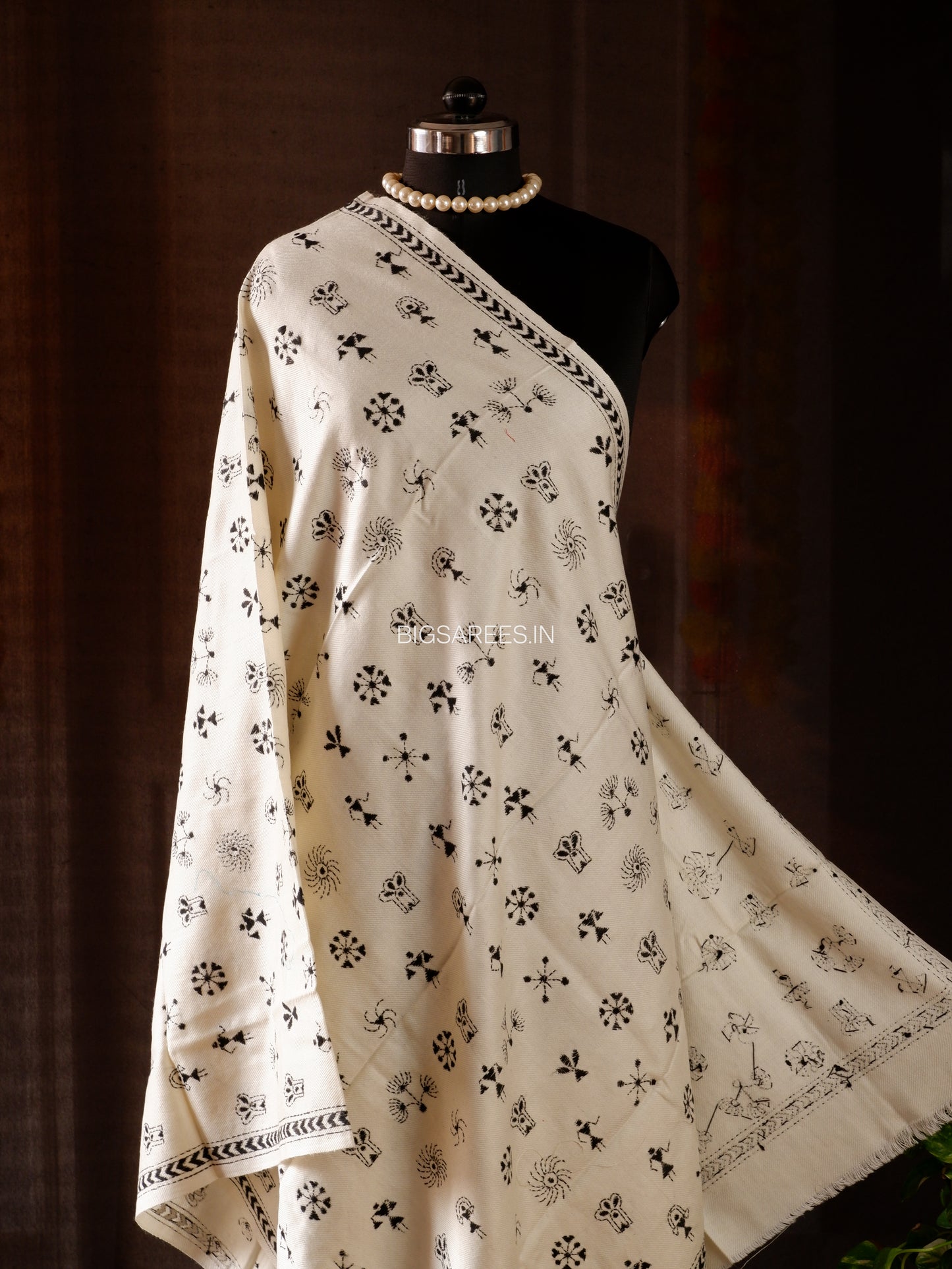 Kantha Hand Embroidered Warm Shawl