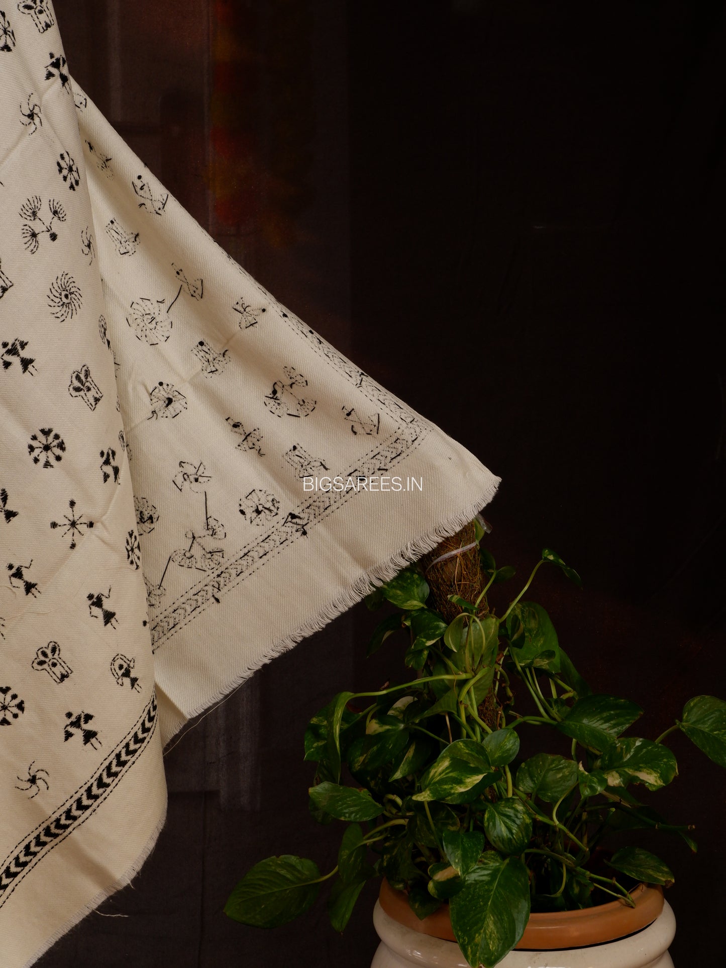 Kantha Hand Embroidered Warm Shawl