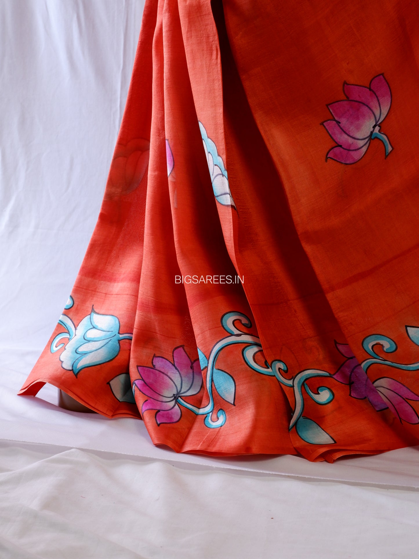 Bishnupuri Hand-Painted  Silk Saree | Pure Silk | Made-On-Order | Silk Mark Certified